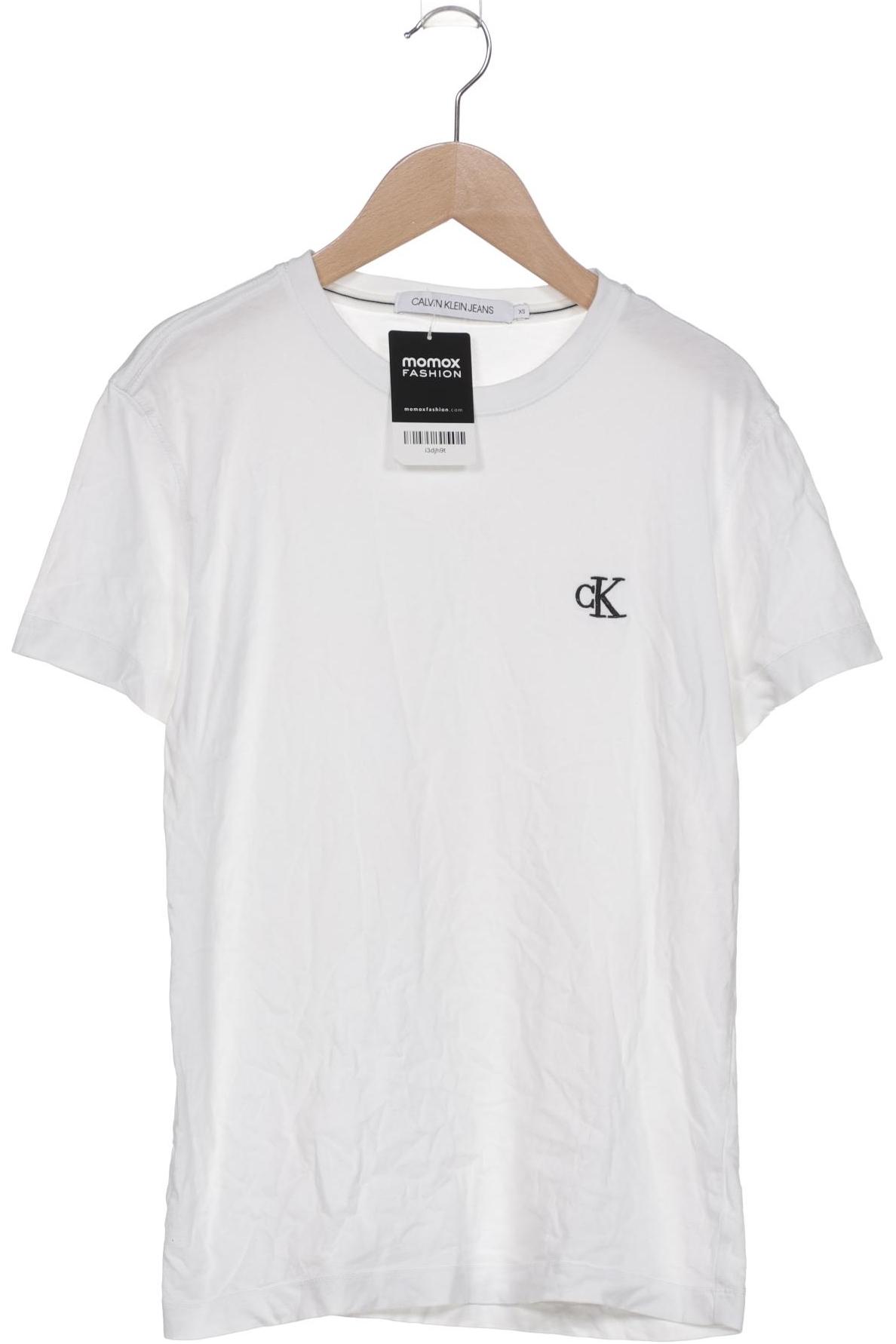

Calvin Klein Jeans Damen T-Shirt, weiß, Gr. 34