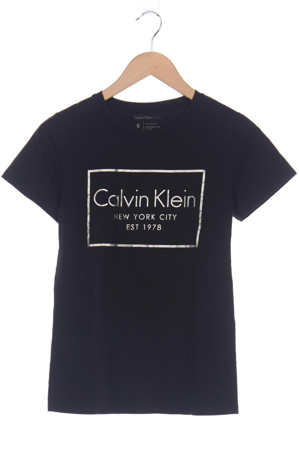 

Calvin Klein Jeans Damen T-Shirt, schwarz, Gr. 36