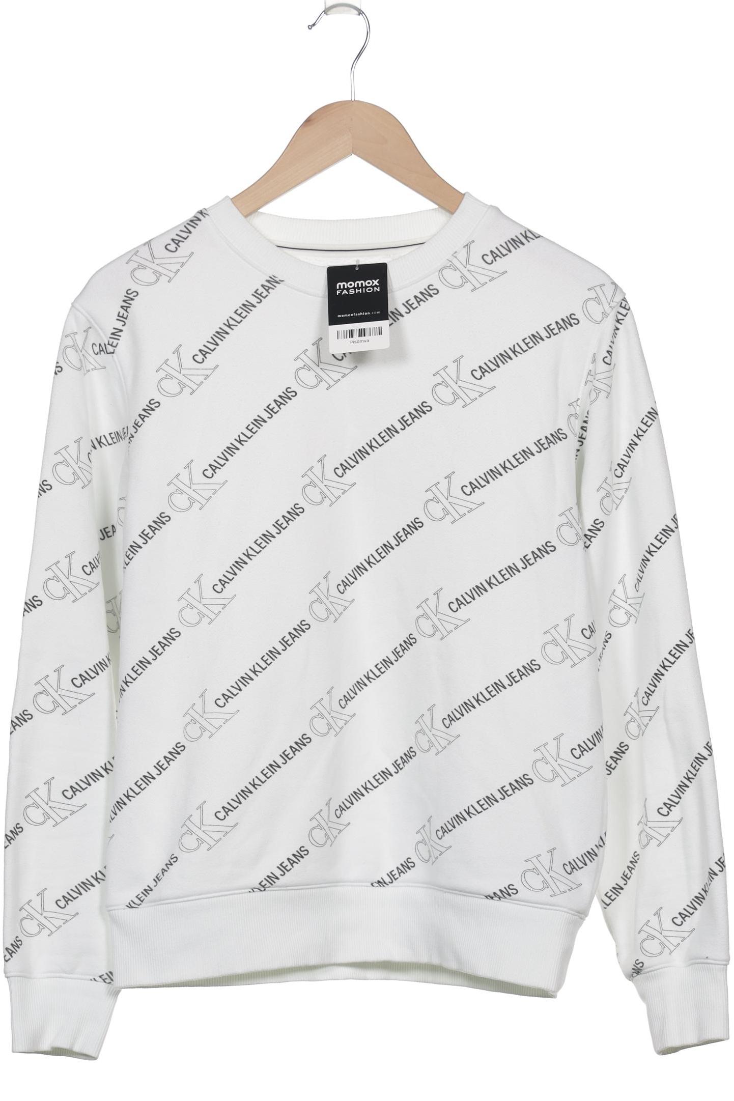 

Calvin Klein Jeans Herren Sweatshirt, weiß, Gr. 44