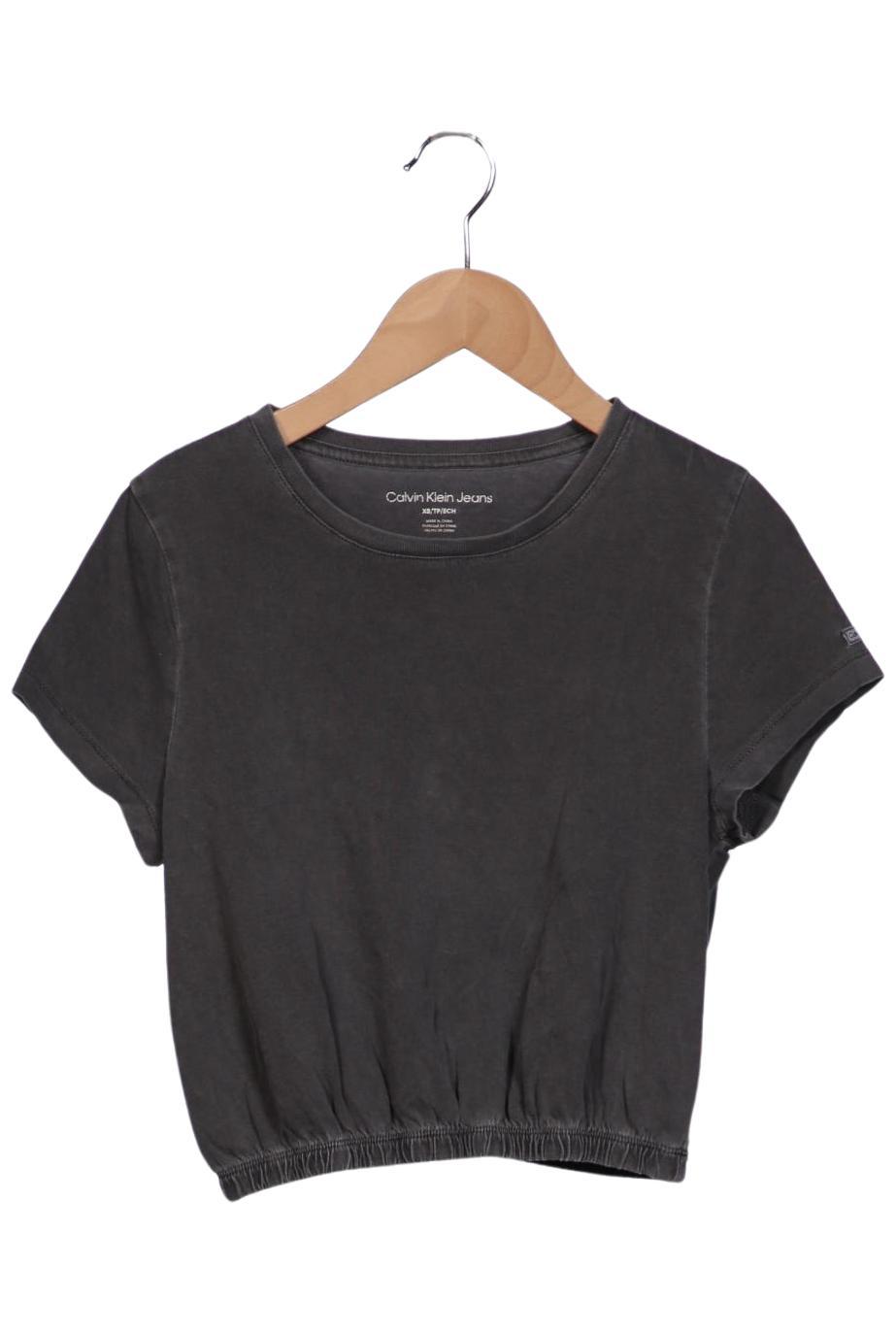 

Calvin Klein Jeans Damen T-Shirt, grau, Gr. 34