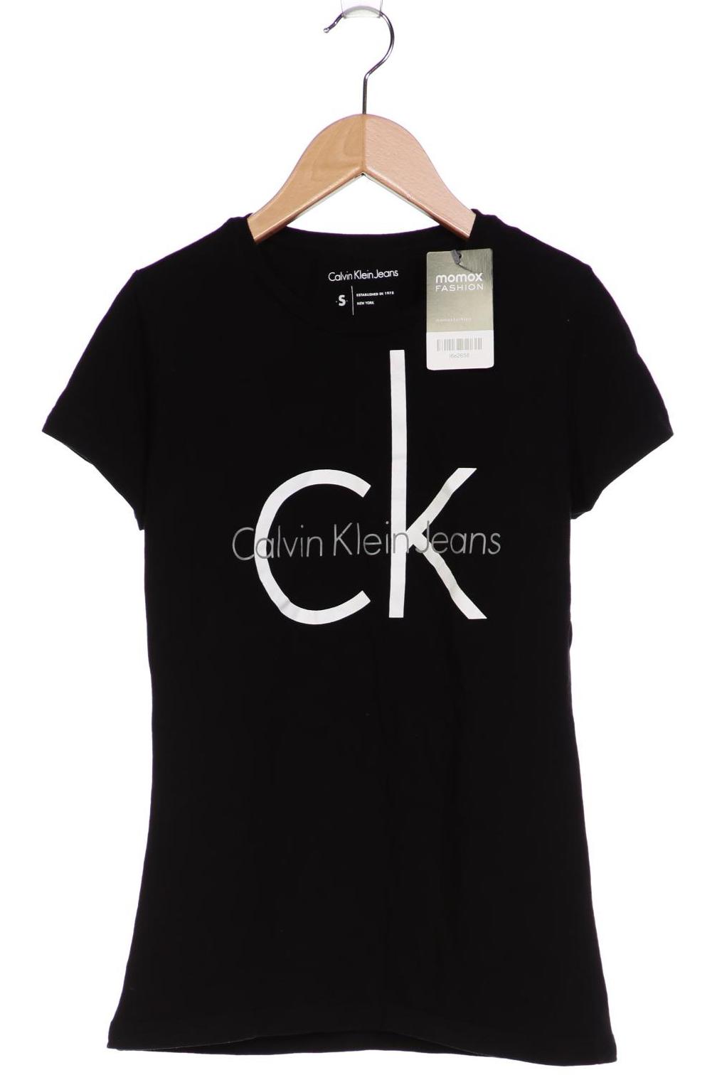 

Calvin Klein Jeans Damen T-Shirt, schwarz, Gr. 36