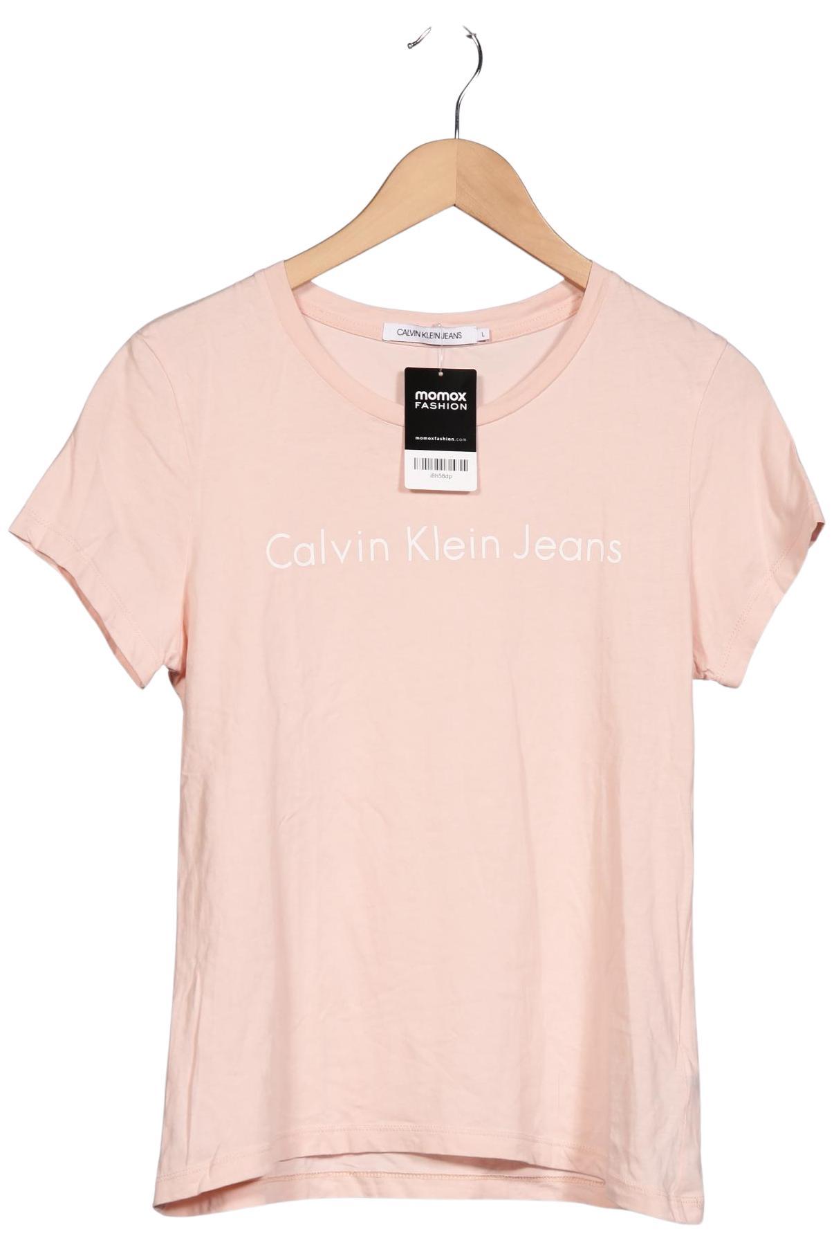 

Calvin Klein Jeans Damen T-Shirt, pink, Gr. 42