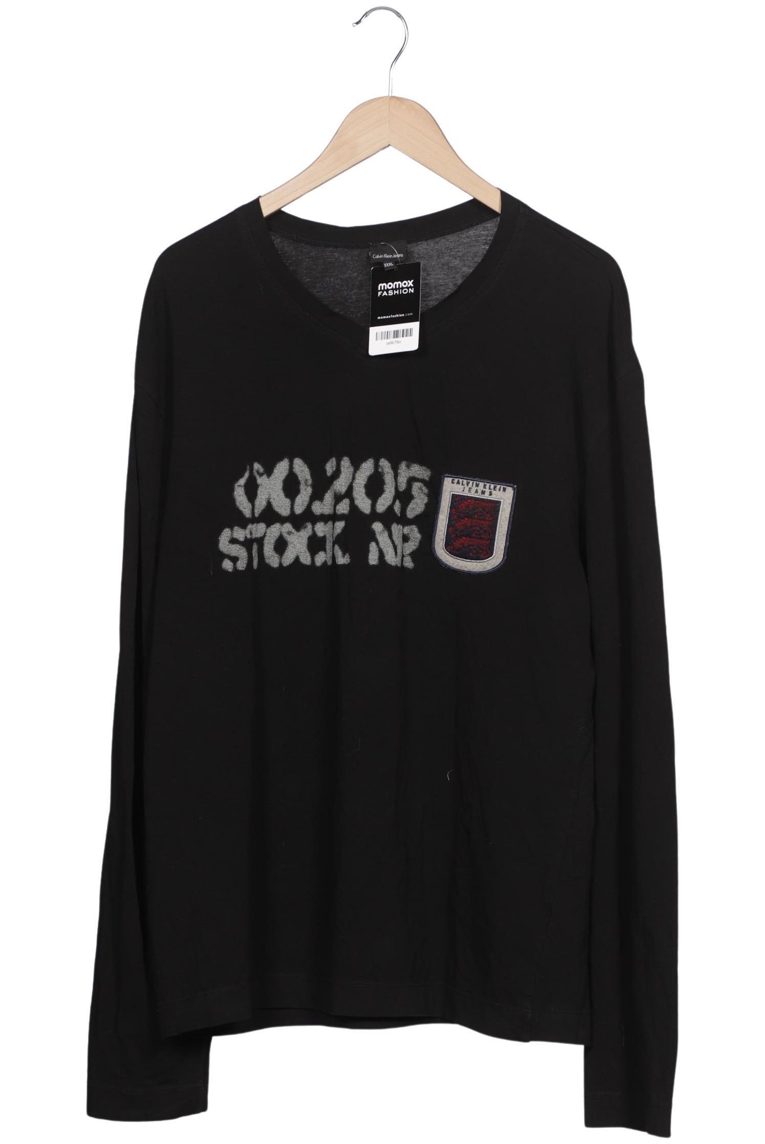

Calvin Klein Jeans Herren Langarmshirt, schwarz, Gr. 58