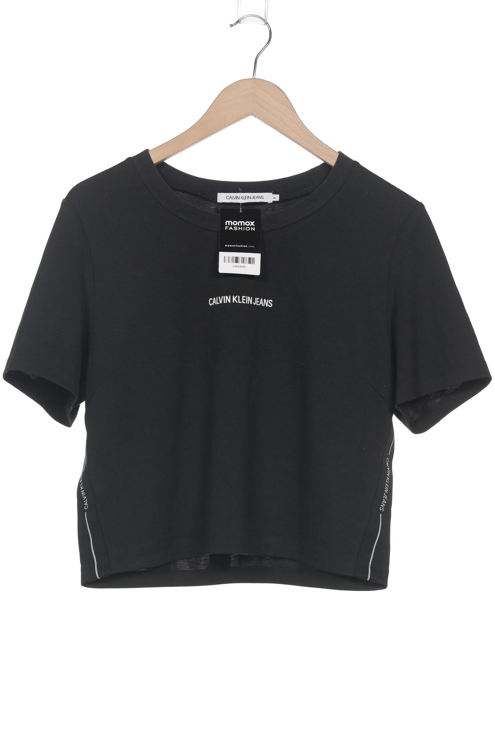 

Calvin Klein Jeans Damen T-Shirt, schwarz, Gr. 44