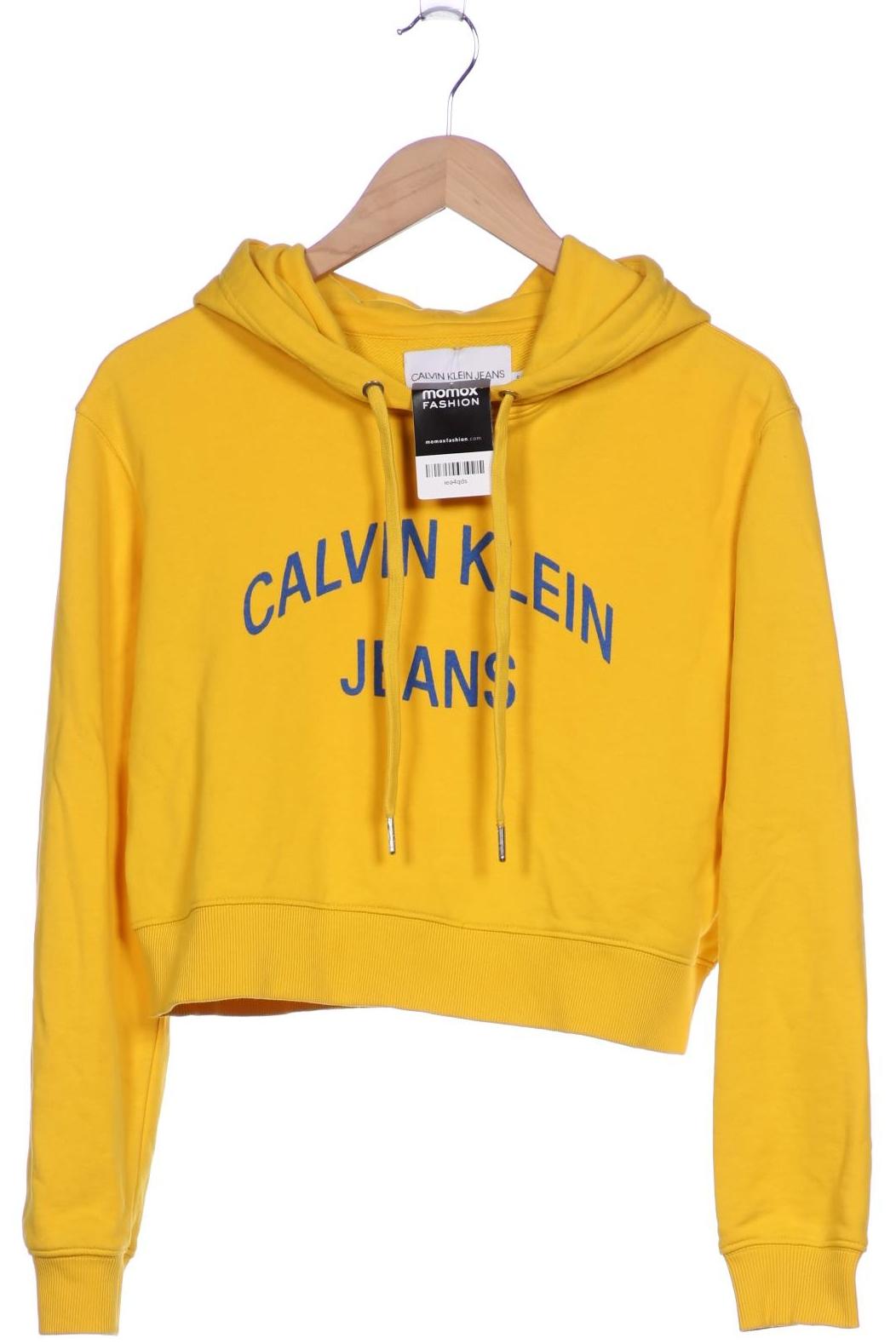 

Calvin Klein Jeans Damen Kapuzenpullover, gelb, Gr. 36