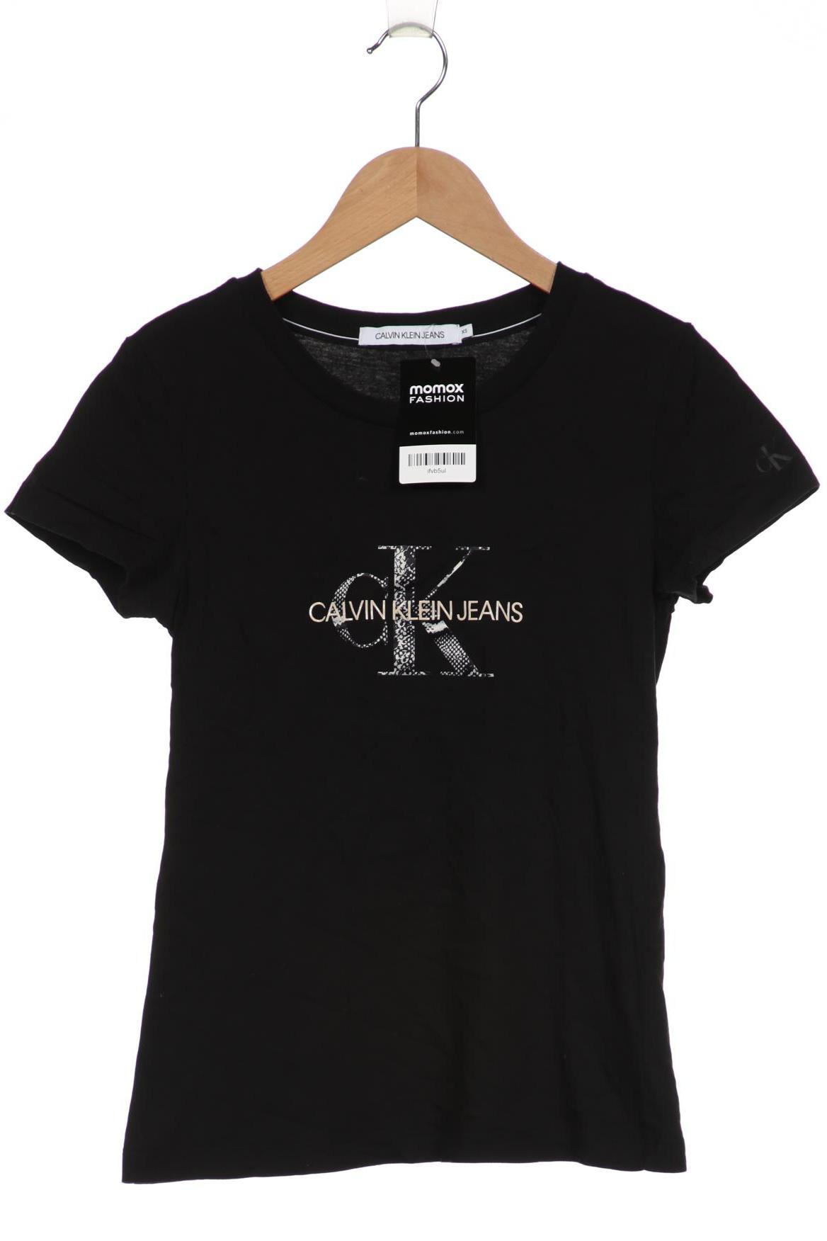 

Calvin Klein Jeans Damen T-Shirt, schwarz