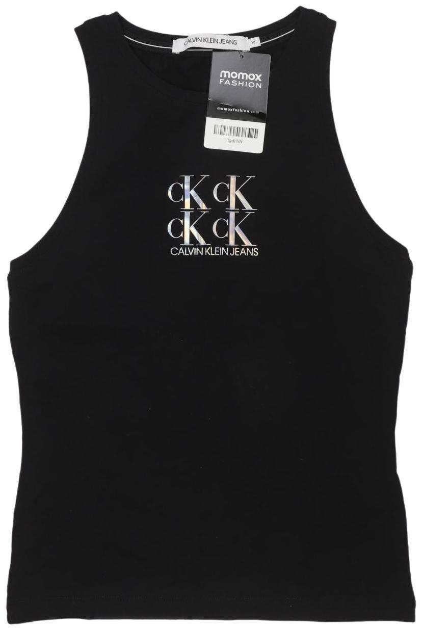 

Calvin Klein Jeans Damen Top, schwarz, Gr. 34
