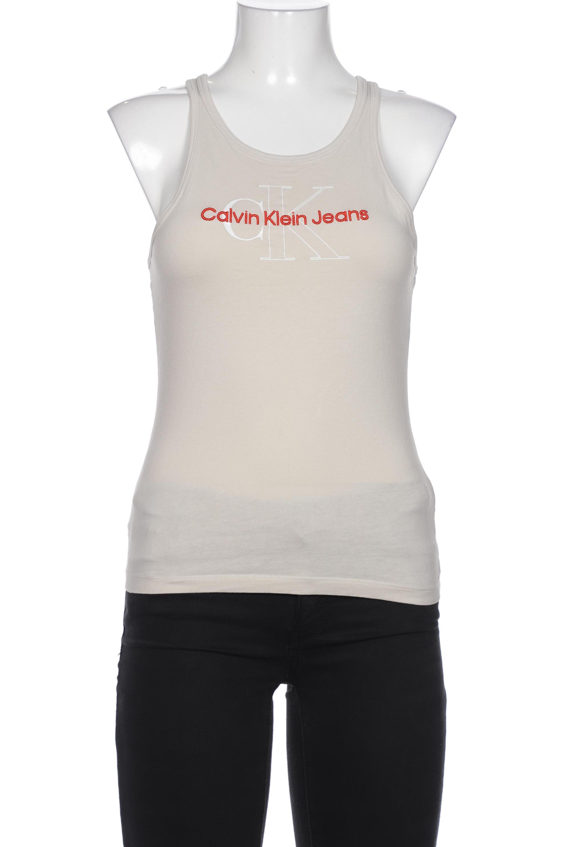 

Calvin Klein Jeans Damen Top, beige, Gr. 38