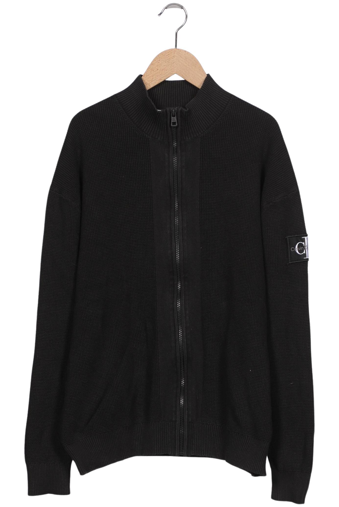 

Calvin Klein Jeans Herren Strickjacke, schwarz, Gr. 46