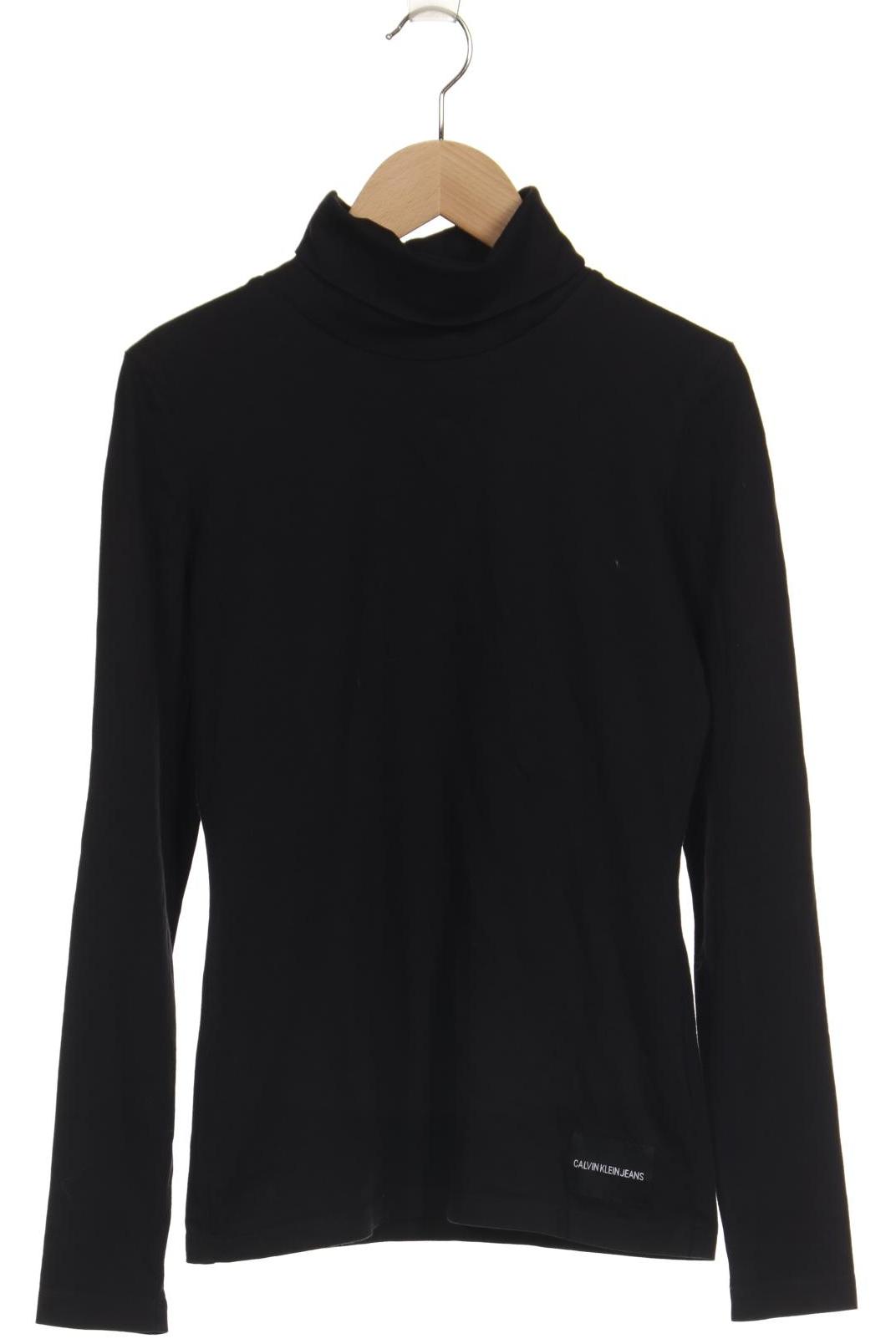 

Calvin Klein Jeans Damen Langarmshirt, schwarz, Gr. 36