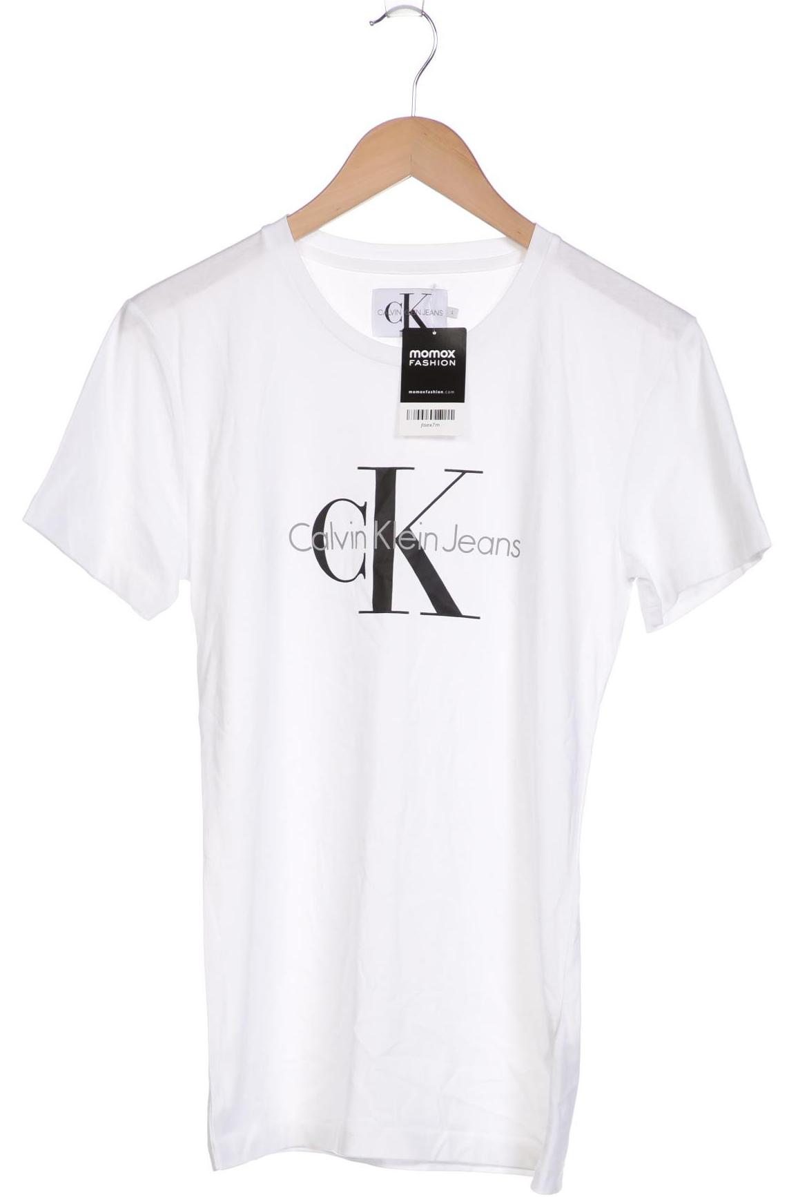 

Calvin Klein Jeans Damen T-Shirt, weiß, Gr. 42