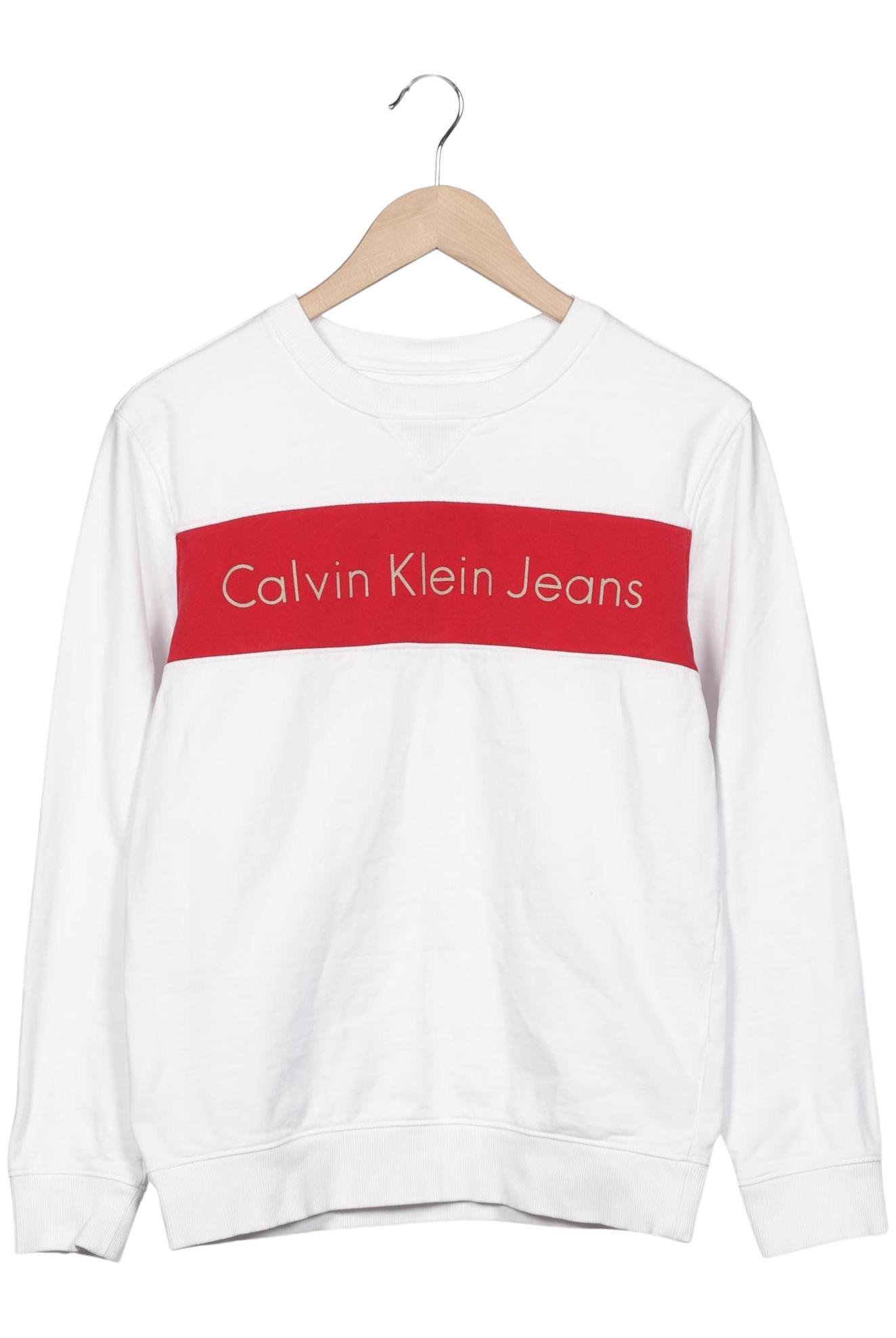 

Calvin Klein Jeans Damen Sweatshirt, weiß, Gr. 36