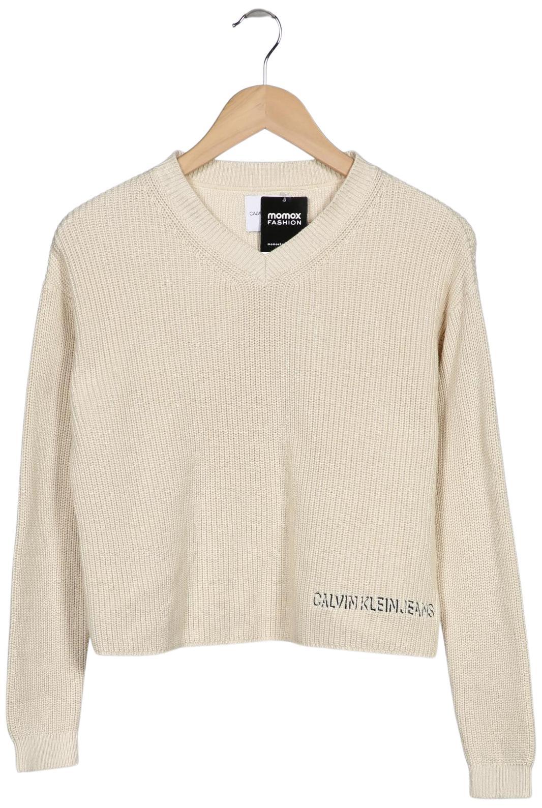 

Calvin Klein Jeans Damen Pullover, beige, Gr. 14