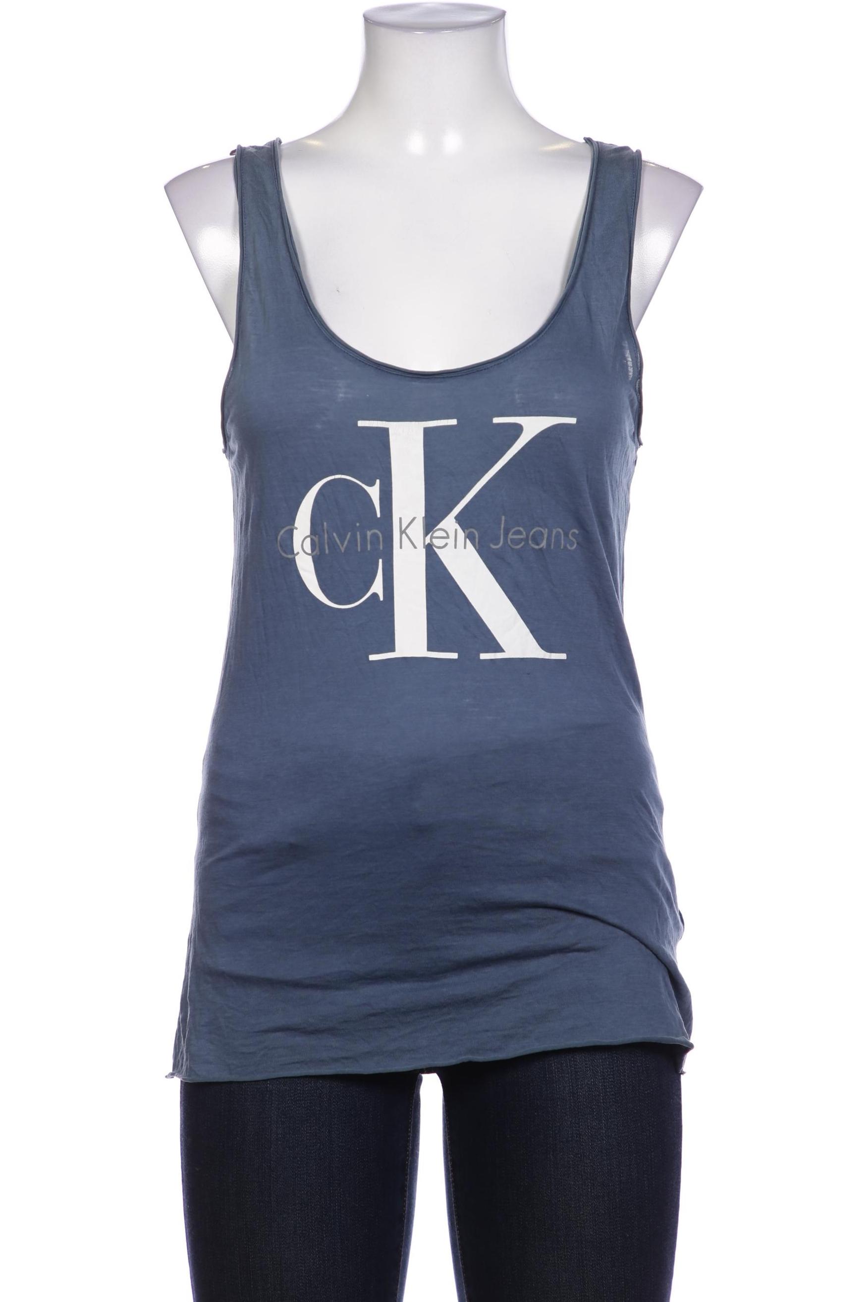 

Calvin Klein Jeans Damen Top, blau, Gr. 36