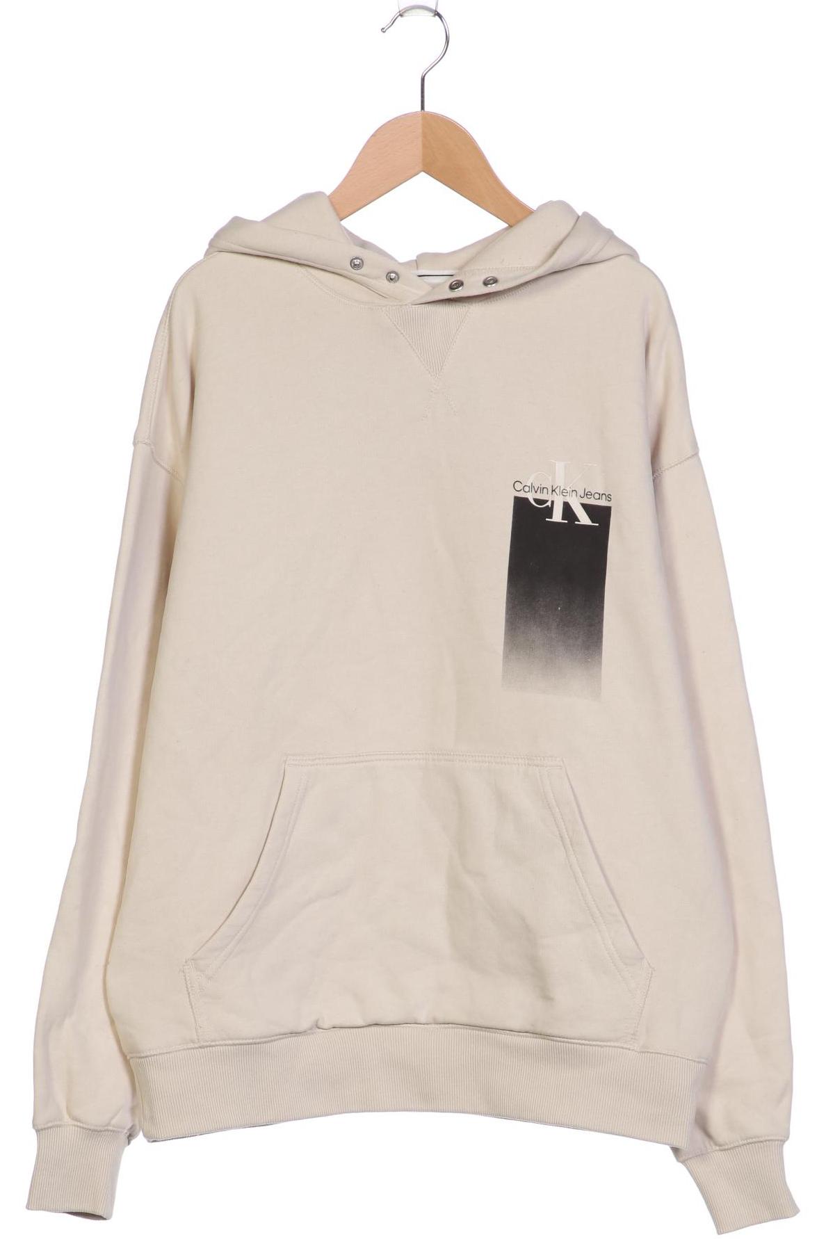 

Calvin Klein Jeans Damen Kapuzenpullover, beige, Gr. 36