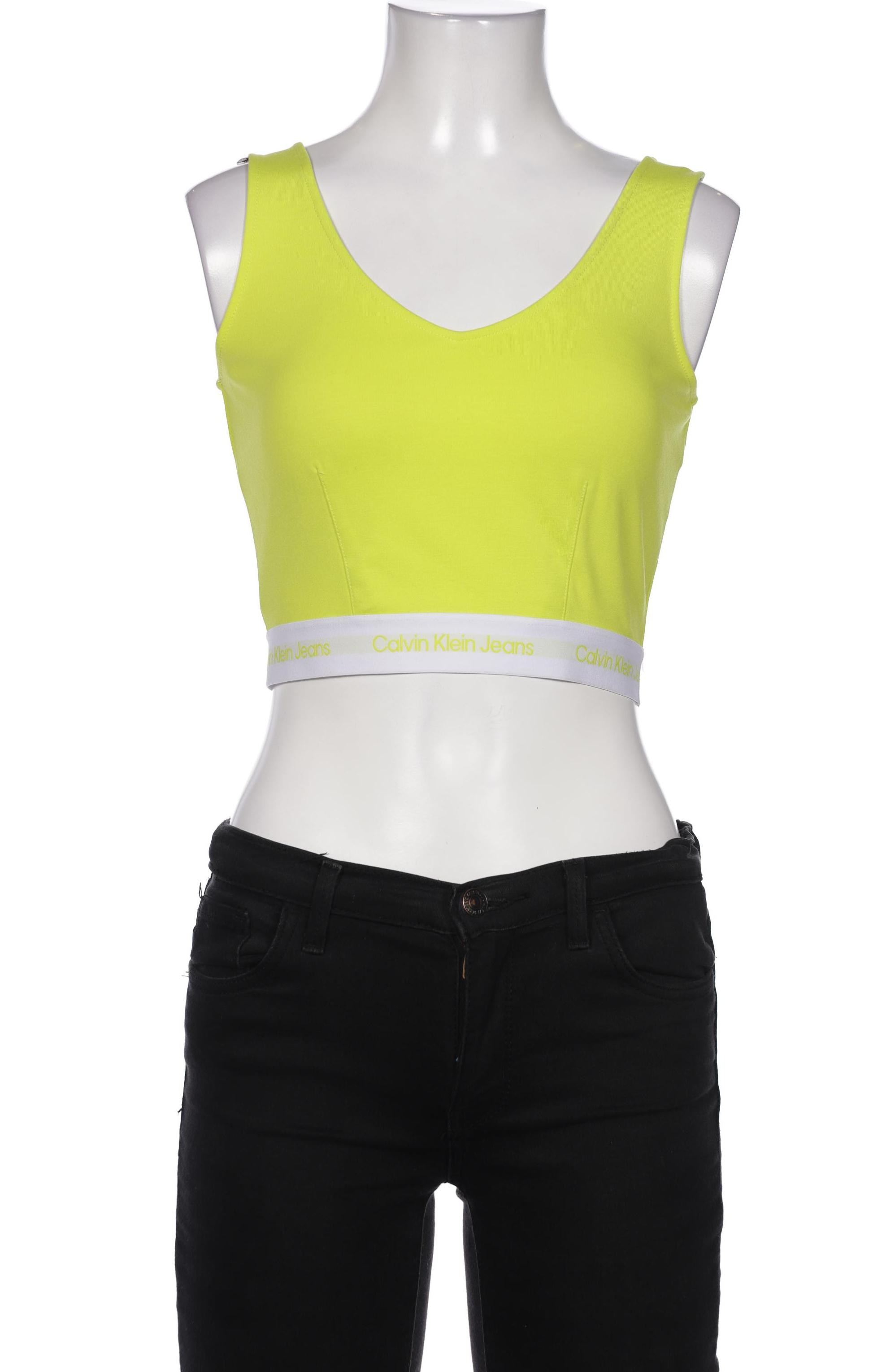 

Calvin Klein Jeans Damen Top, neon, Gr. 34