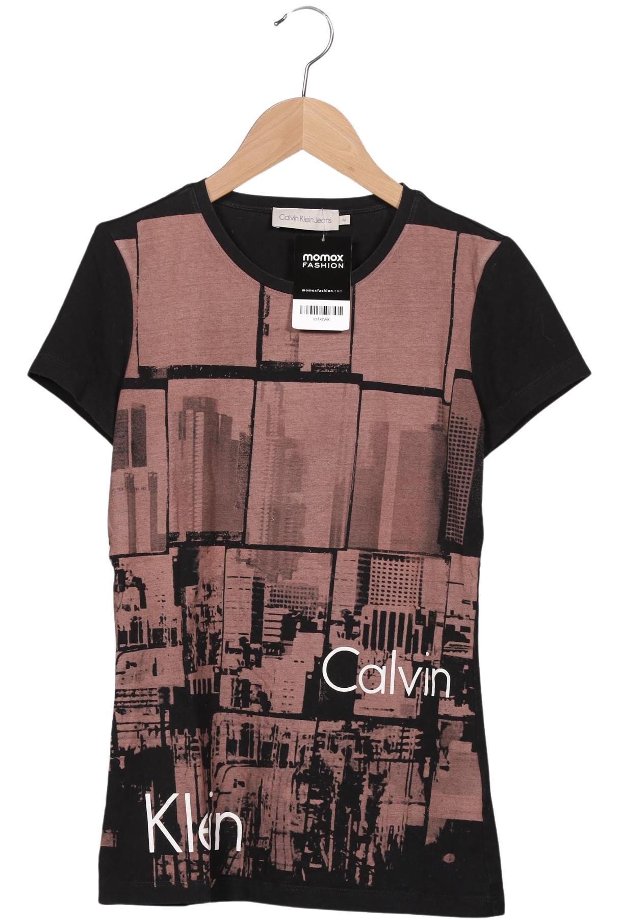 

Calvin Klein Jeans Damen T-Shirt, schwarz, Gr. 38