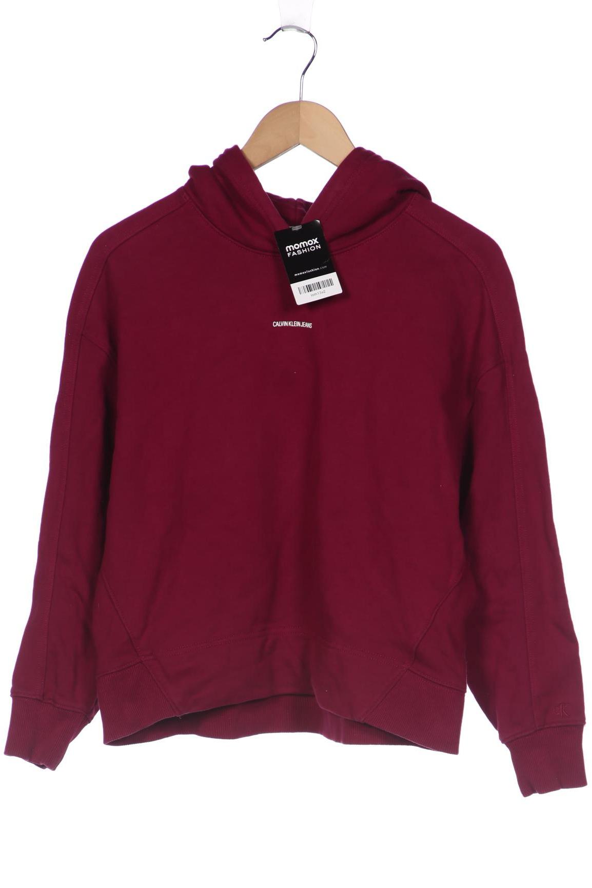 

Calvin Klein Jeans Damen Kapuzenpullover, bordeaux