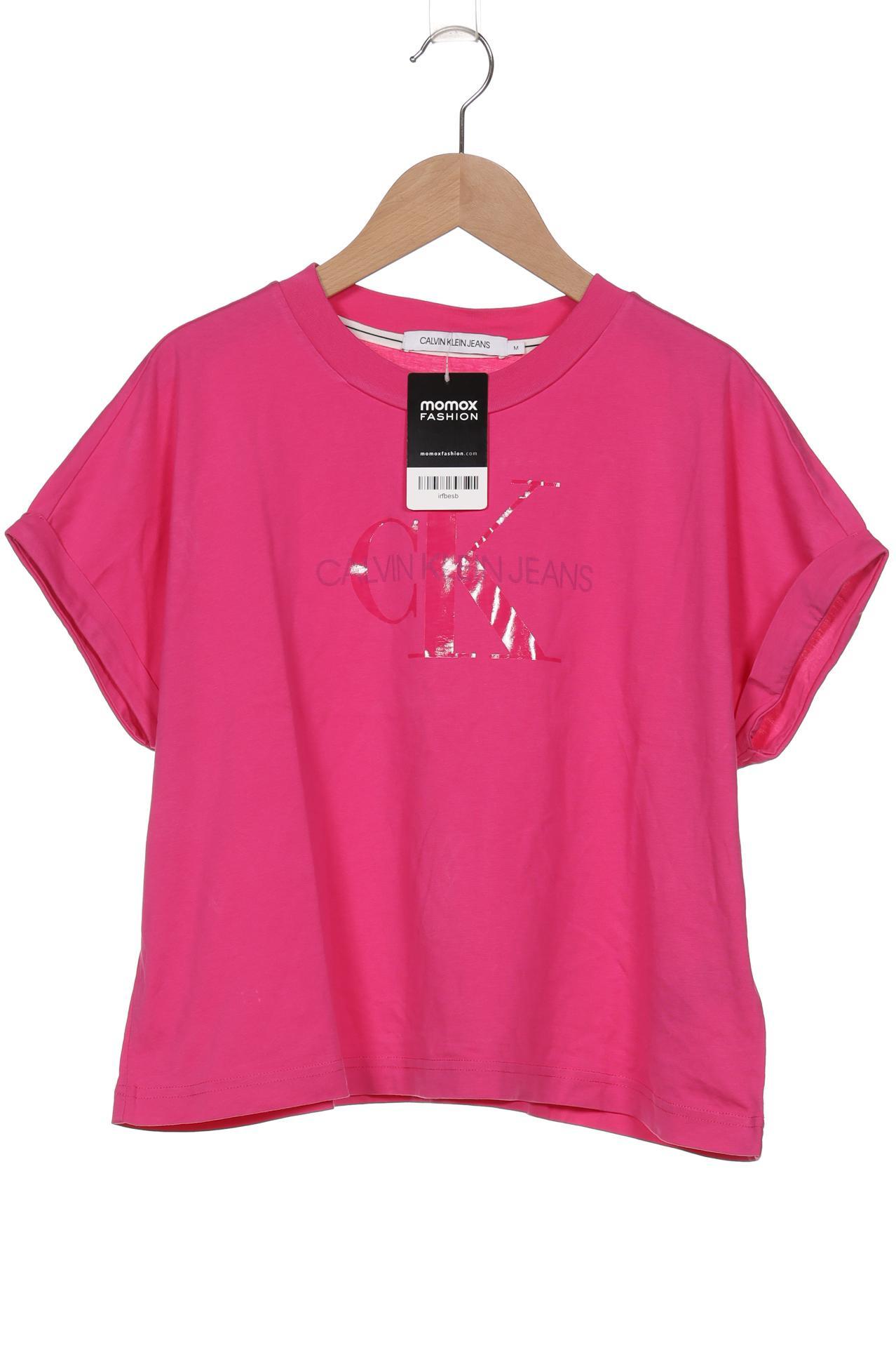 

Calvin Klein Jeans Damen T-Shirt, pink, Gr. 38