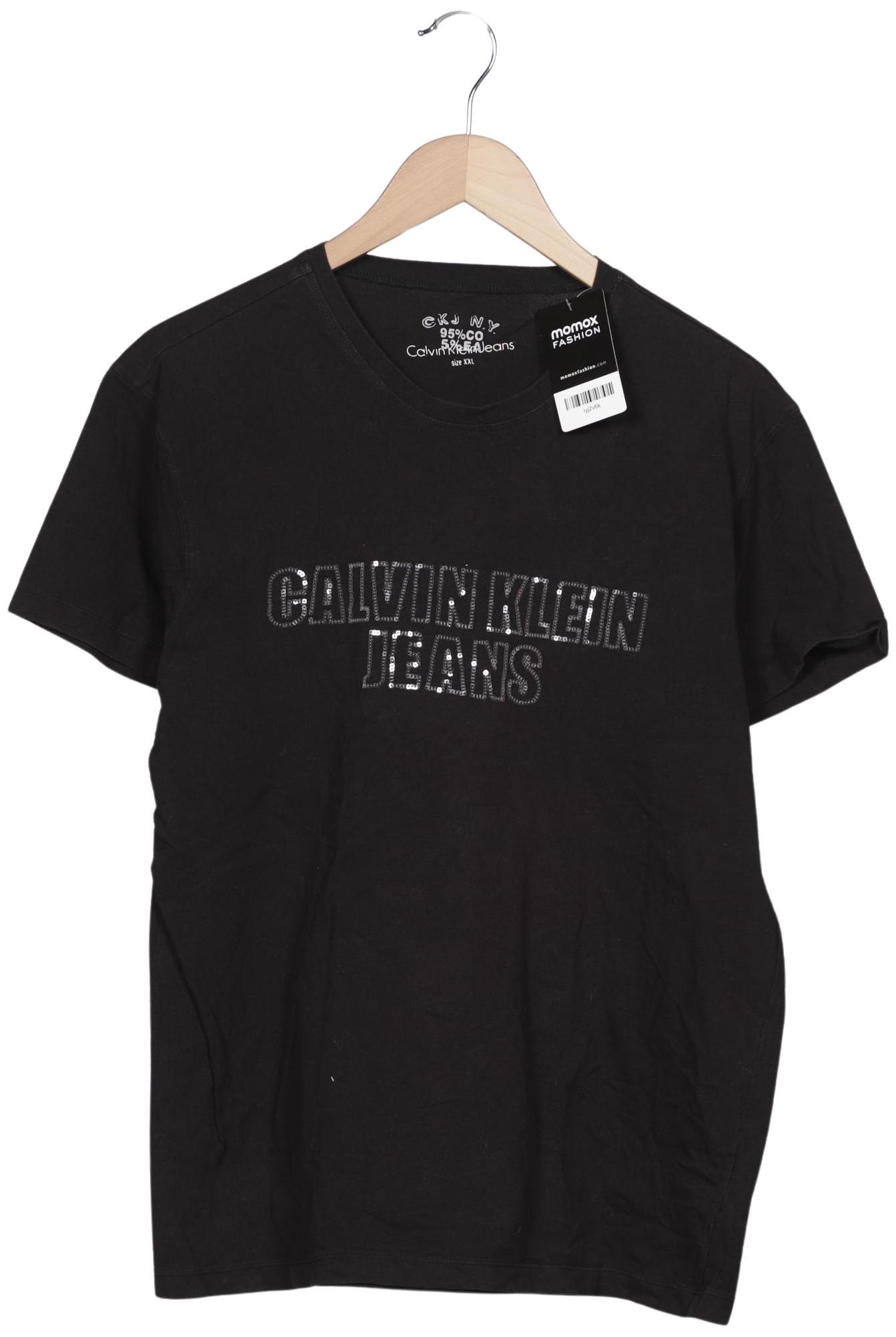 

Calvin Klein Jeans Damen T-Shirt, schwarz, Gr. 46