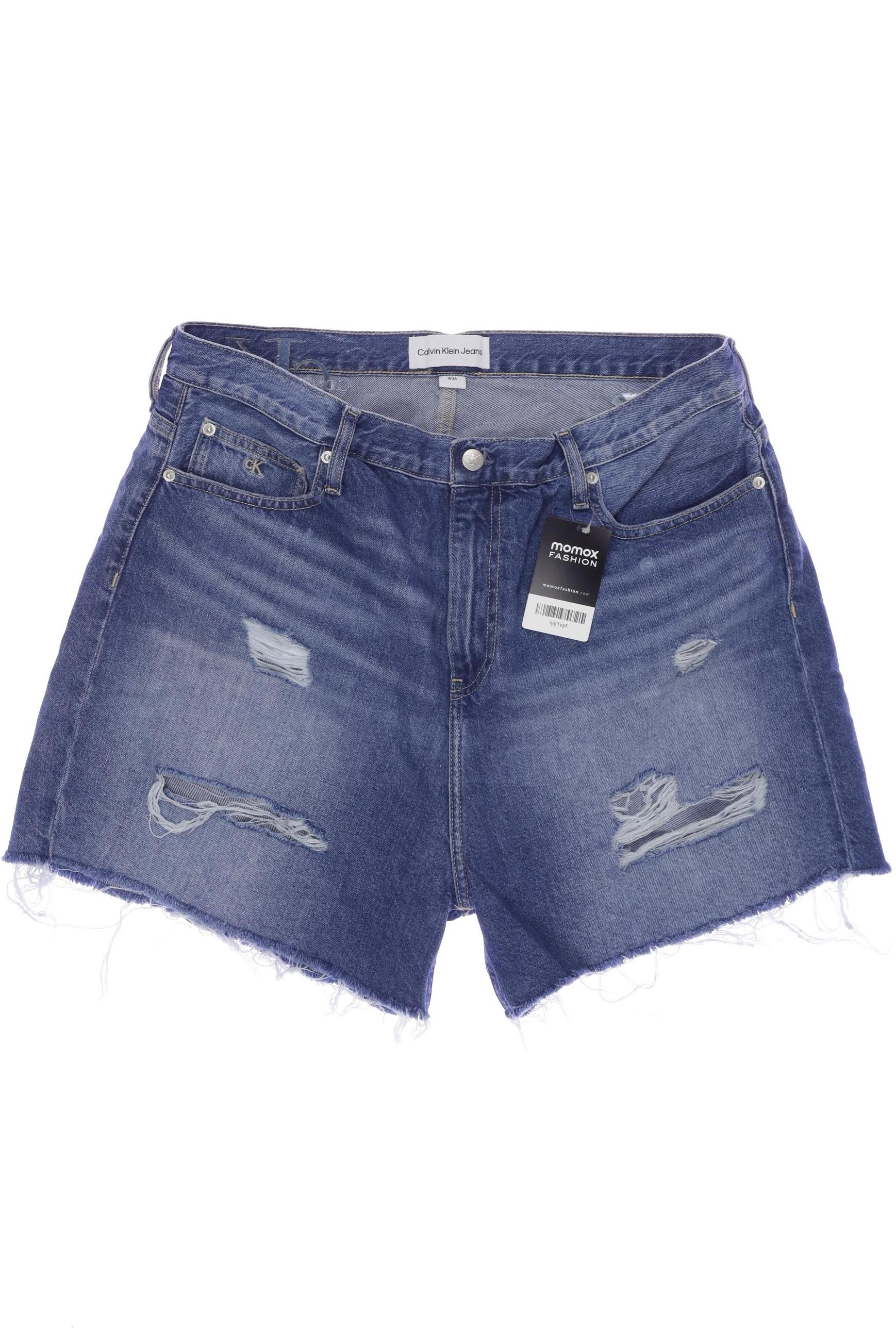 

Calvin Klein Jeans Damen Shorts, blau, Gr. 36