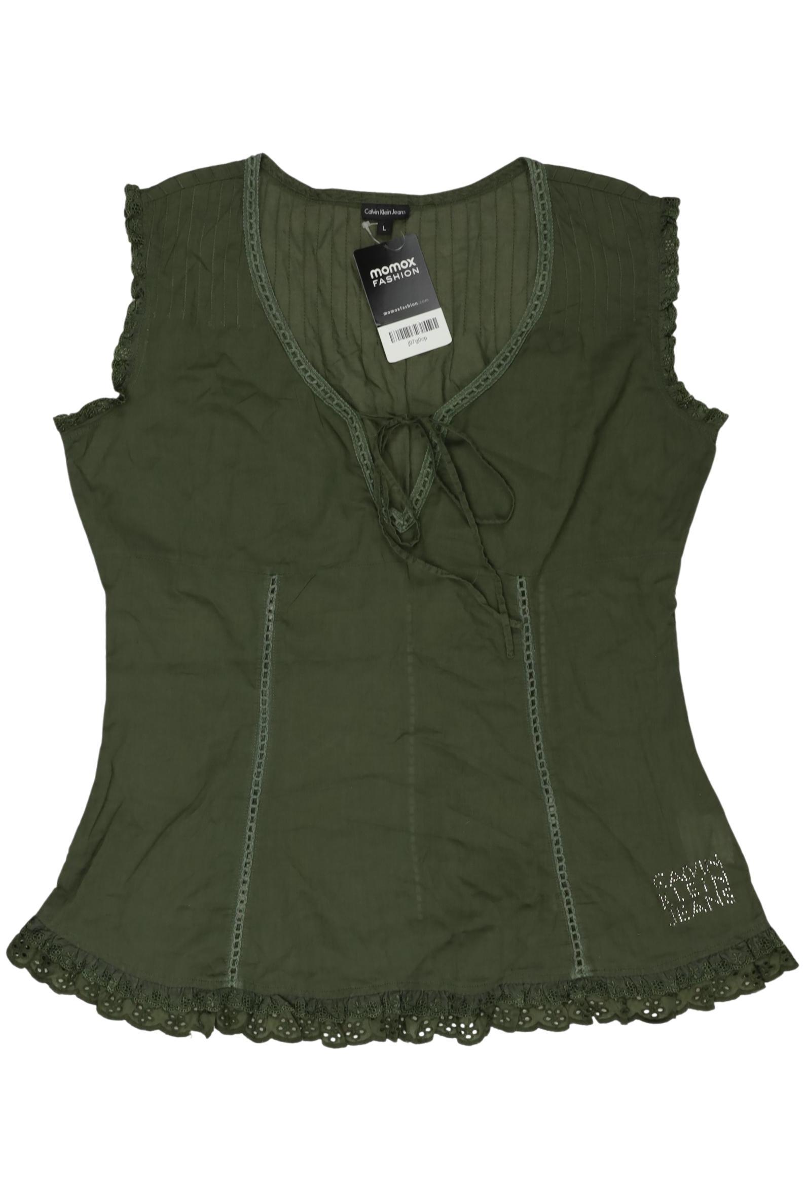 

Calvin Klein Jeans Damen Top, grün, Gr. 42