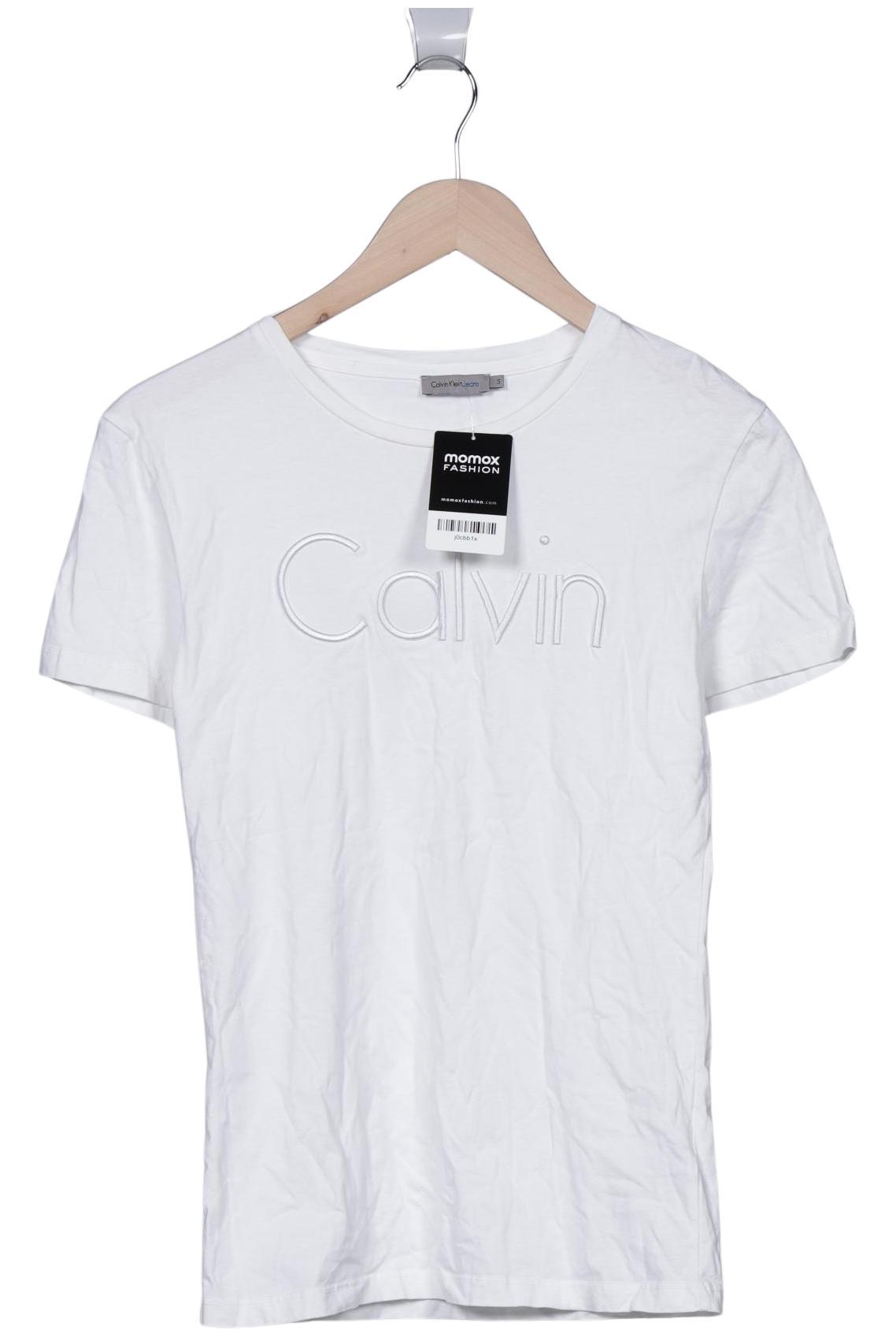 

Calvin Klein Jeans Damen T-Shirt, weiß, Gr. 36