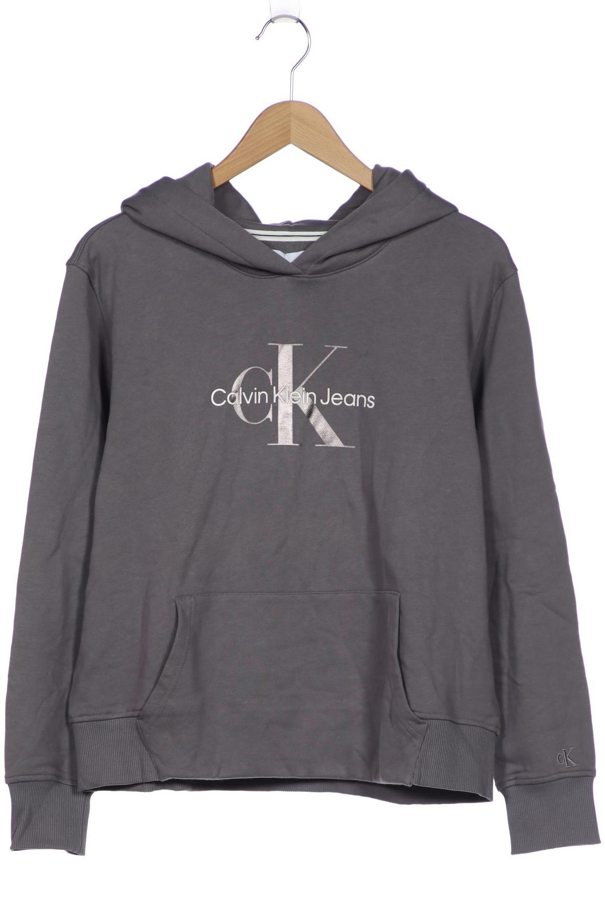 

Calvin Klein Jeans Damen Kapuzenpullover, grau