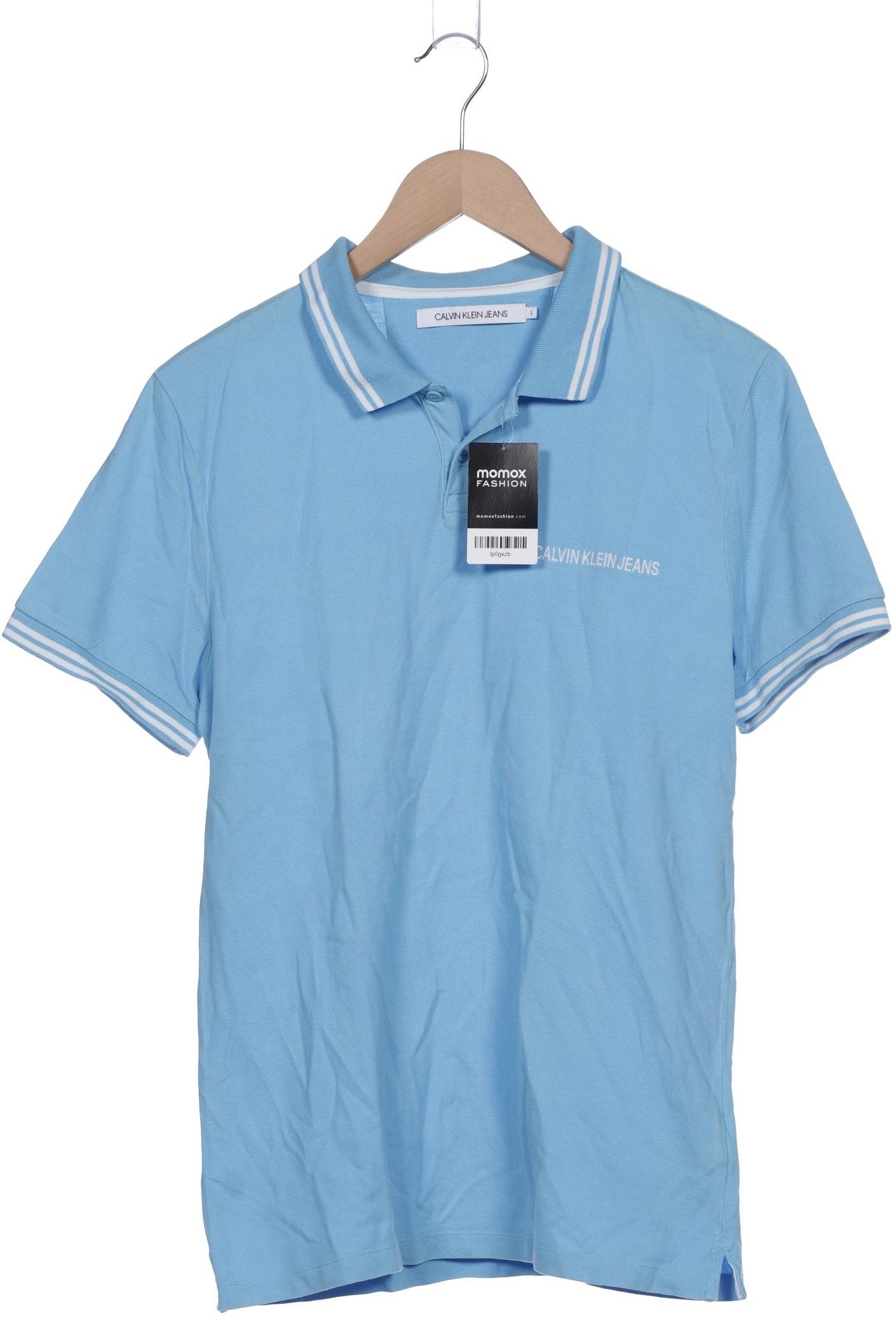 

Calvin Klein Jeans Herren Poloshirt, hellblau, Gr. 52