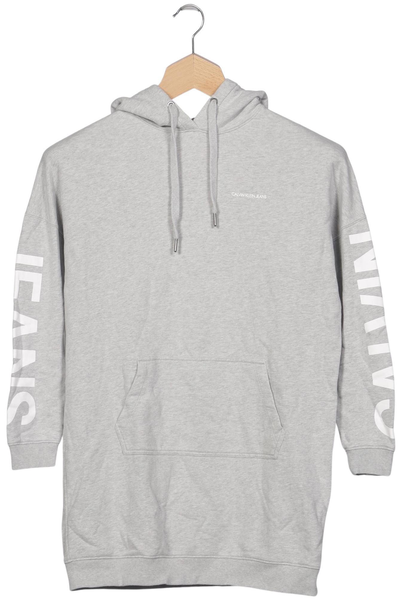 

Calvin Klein Jeans Damen Kapuzenpullover, grau, Gr. 34