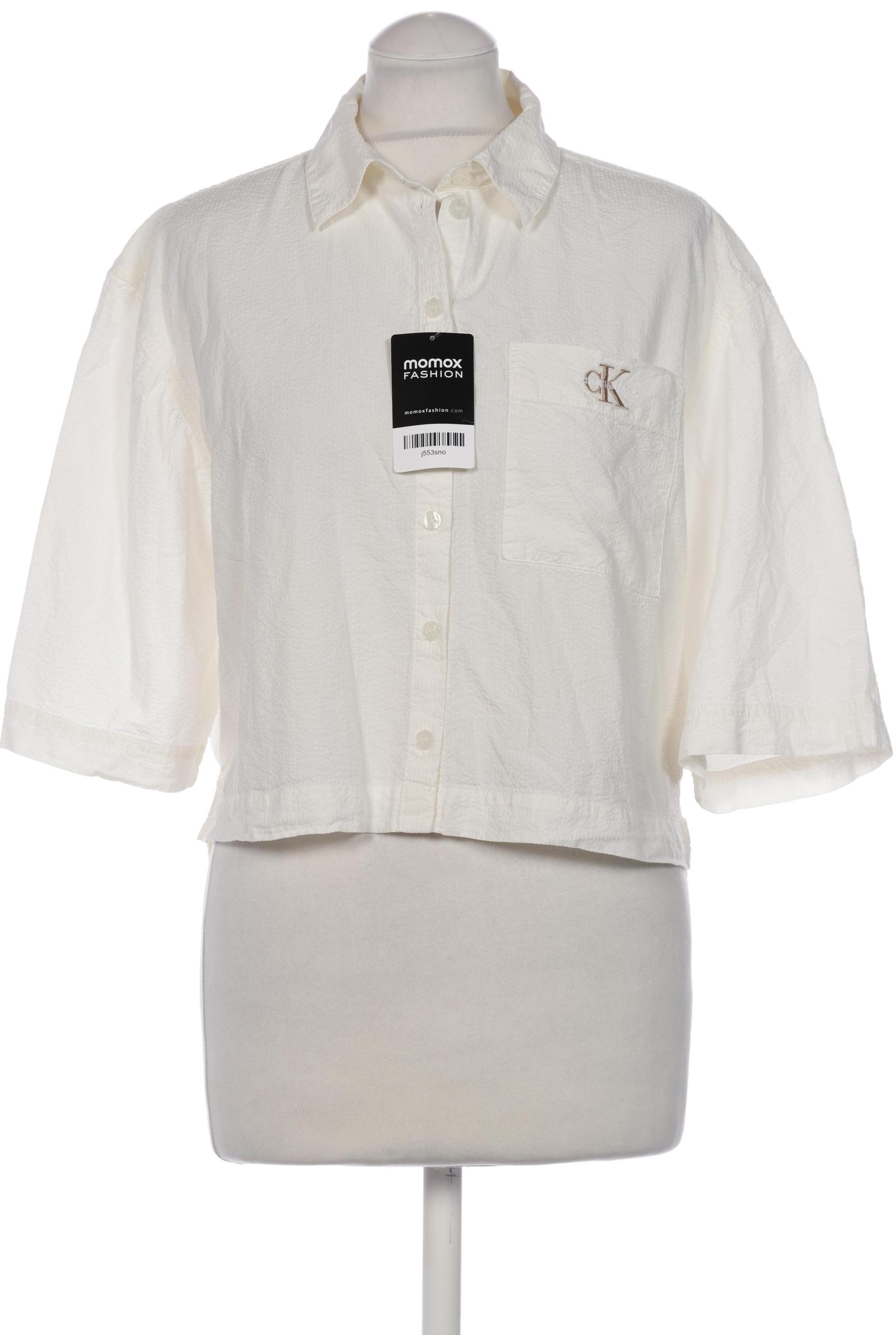 

Calvin Klein Jeans Damen Bluse, cremeweiß, Gr. 38