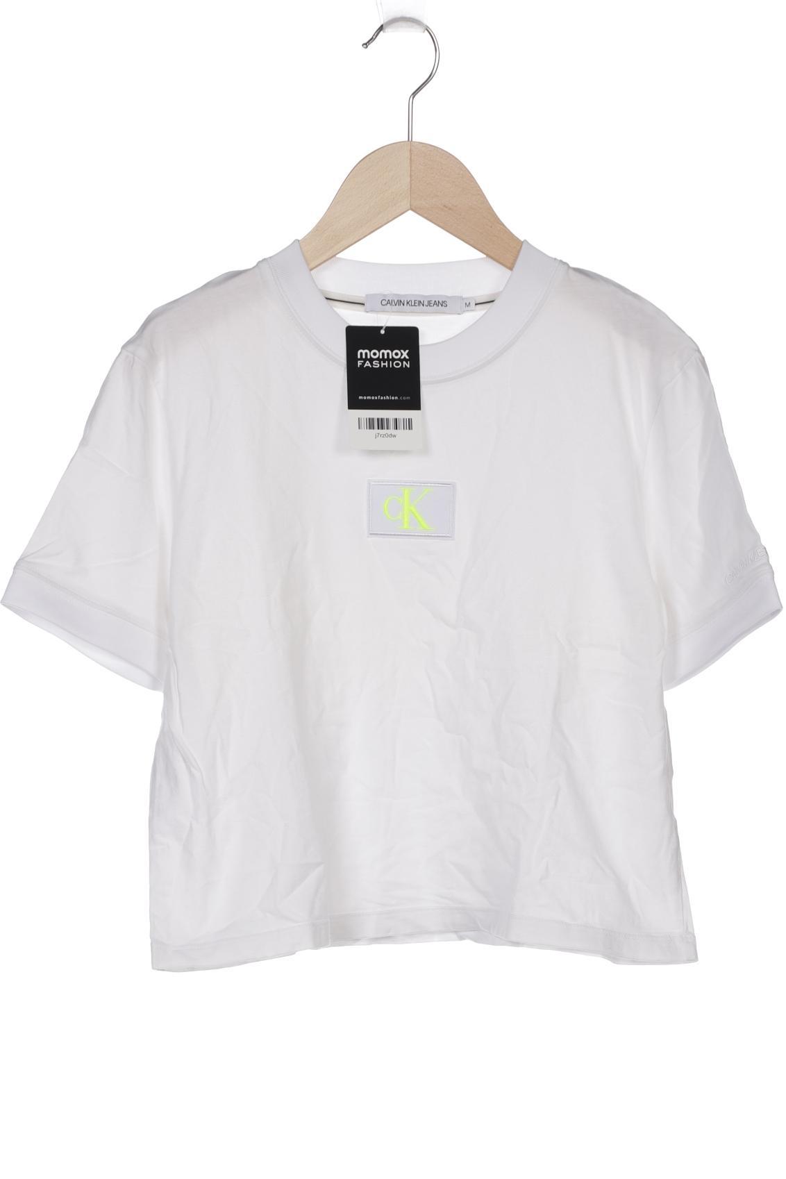 

Calvin Klein Jeans Damen T-Shirt, weiß, Gr. 38