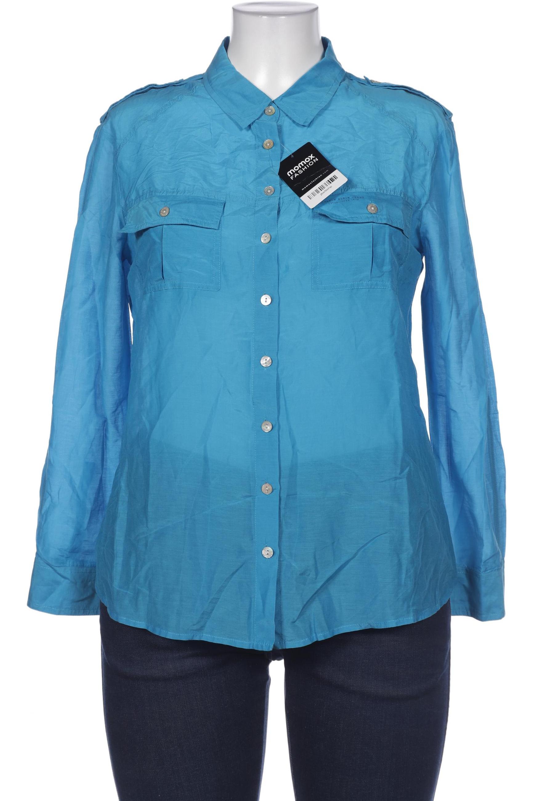 

Calvin Klein Jeans Damen Bluse, blau, Gr. 44