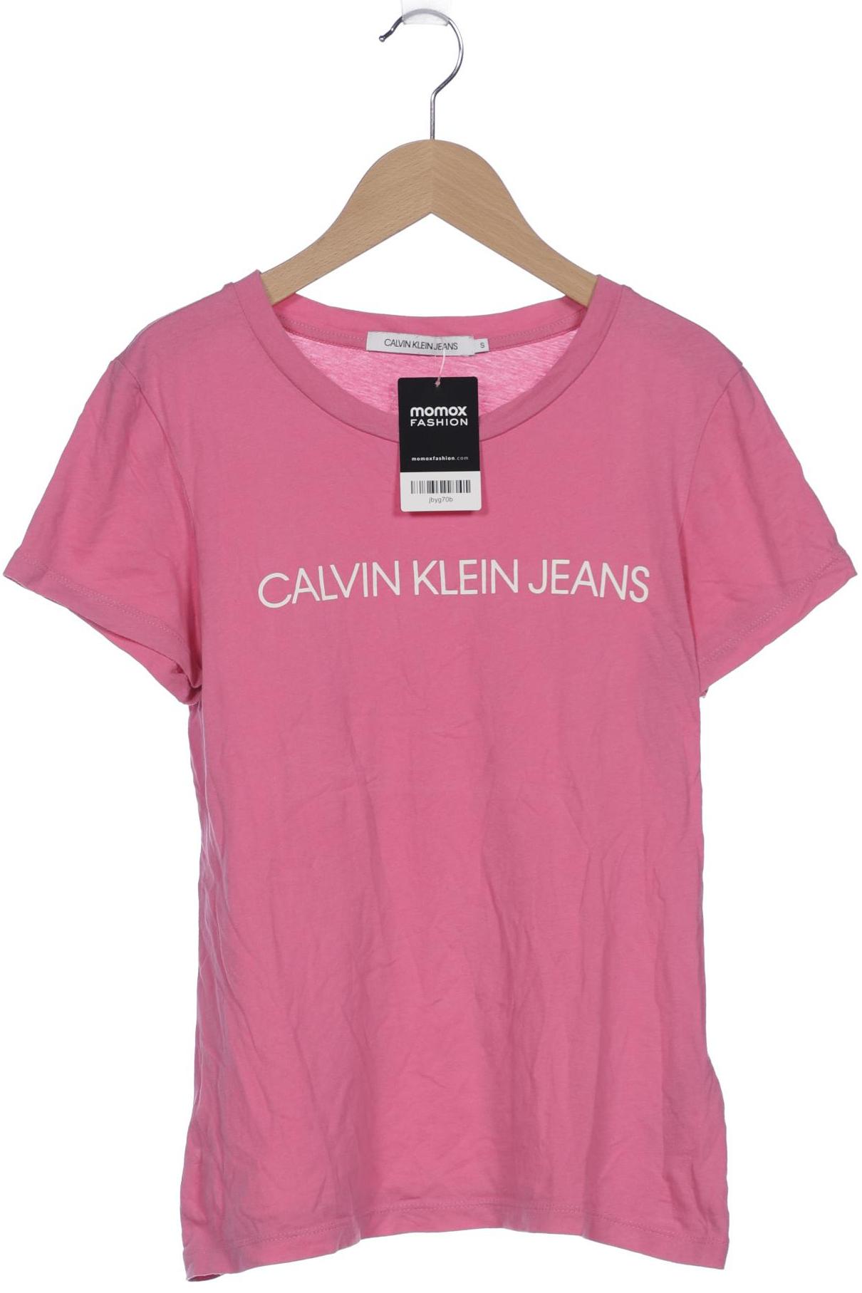 

Calvin Klein Jeans Damen T-Shirt, pink, Gr. 36