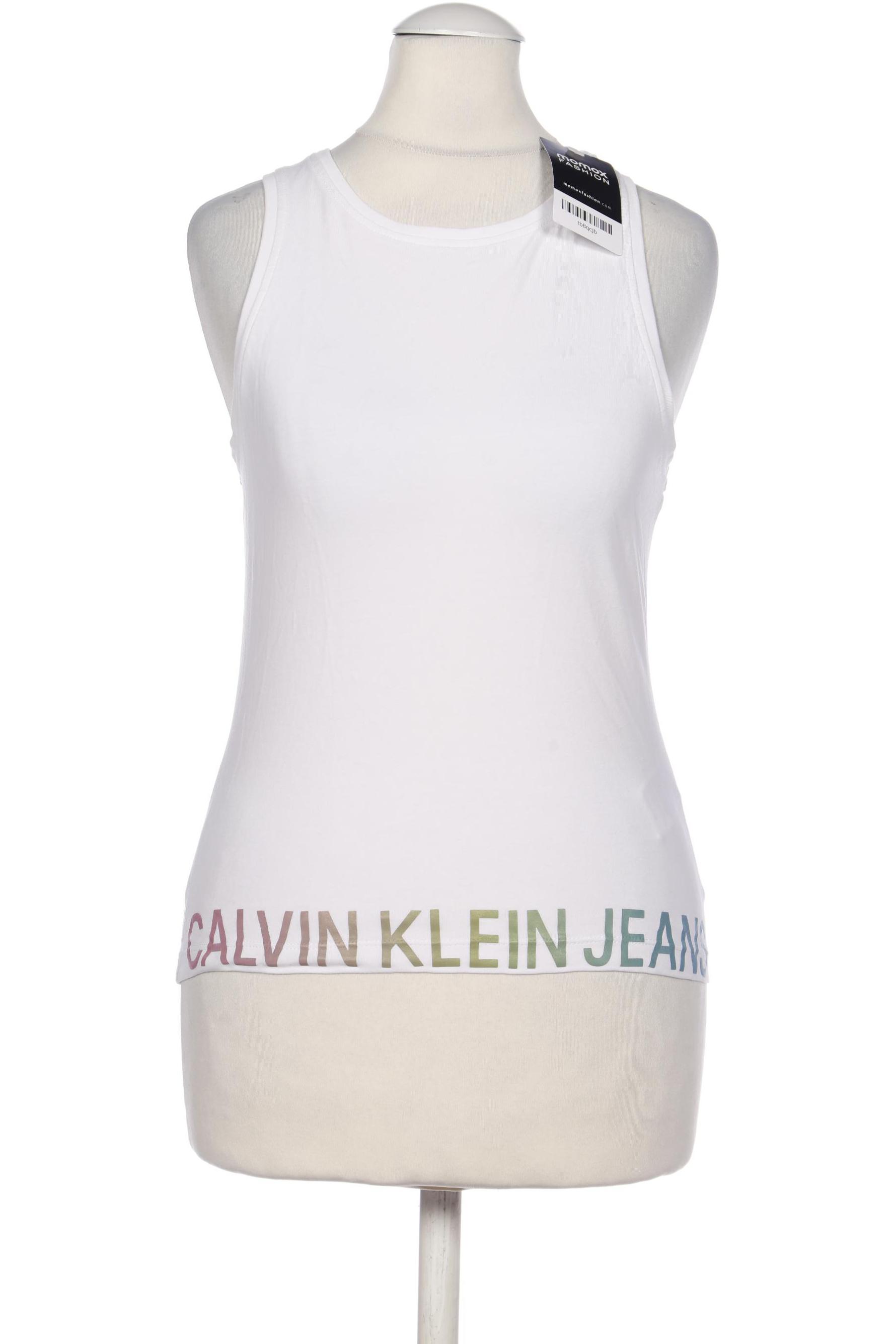 

Calvin Klein Jeans Damen Top, weiß