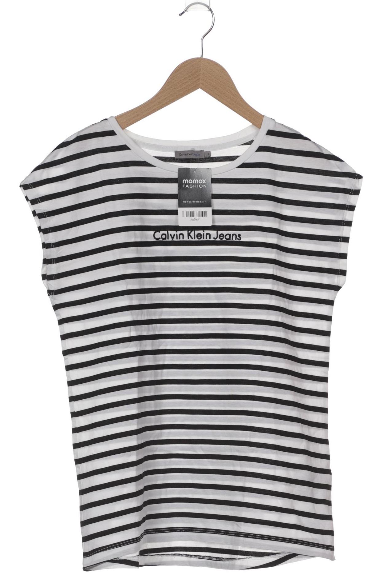 

Calvin Klein Jeans Damen T-Shirt, weiß, Gr. 36