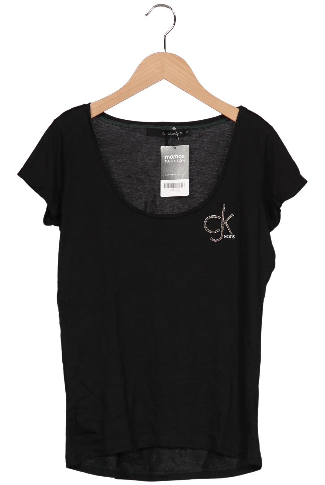 

Calvin Klein Jeans Damen T-Shirt, schwarz, Gr. 38