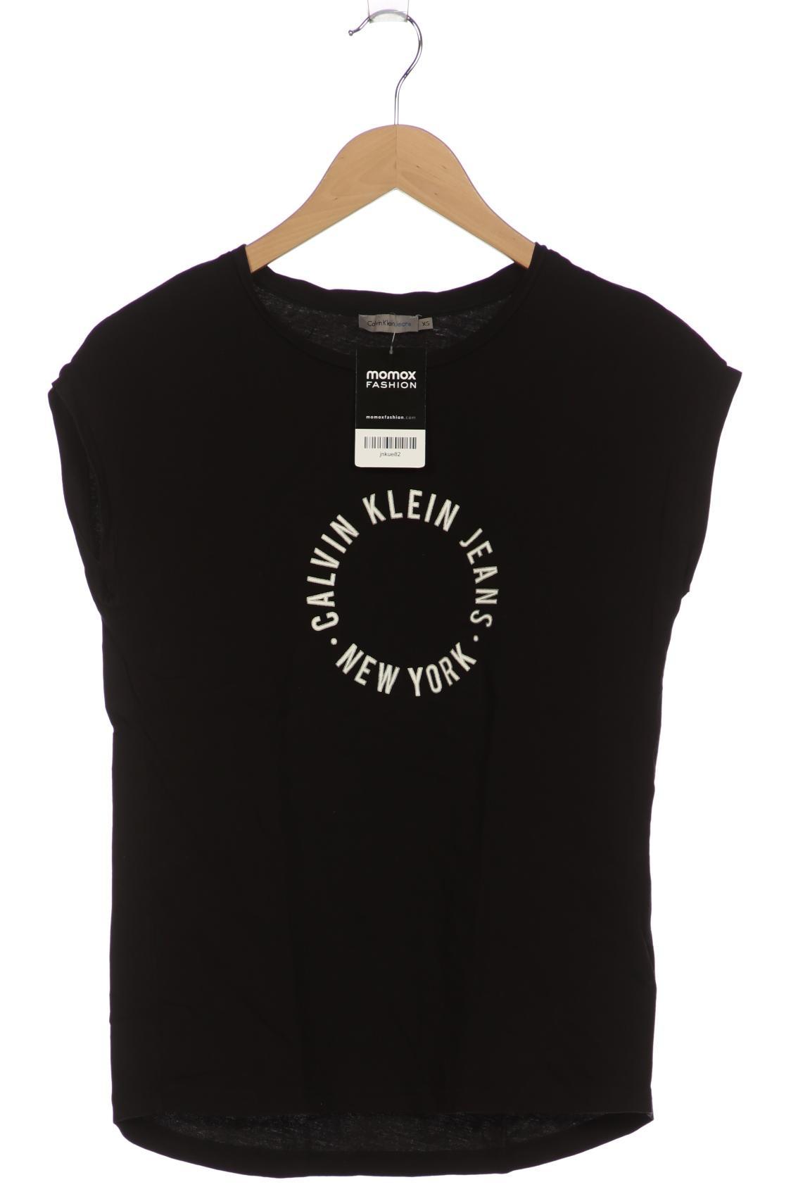 

Calvin Klein Jeans Damen T-Shirt, schwarz, Gr. 34