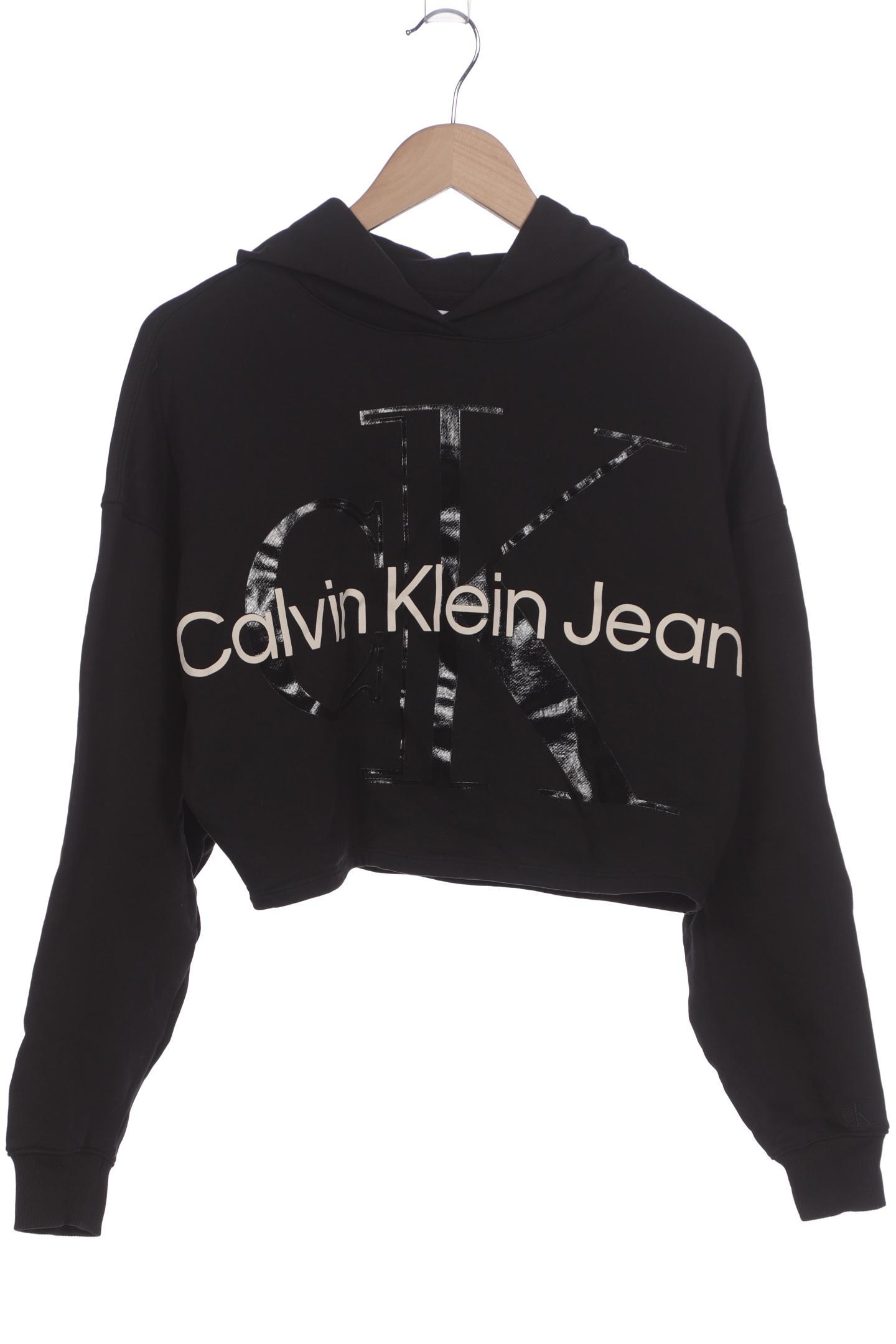 

Calvin Klein Jeans Damen Kapuzenpullover, schwarz, Gr. 34