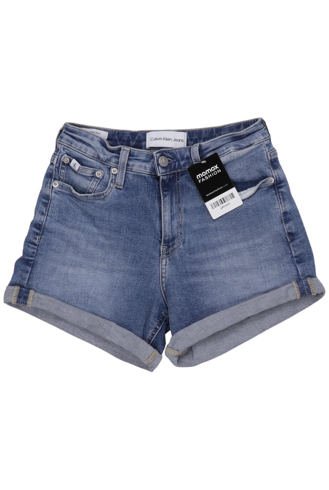 

Calvin Klein Jeans Damen Shorts, blau, Gr. 25