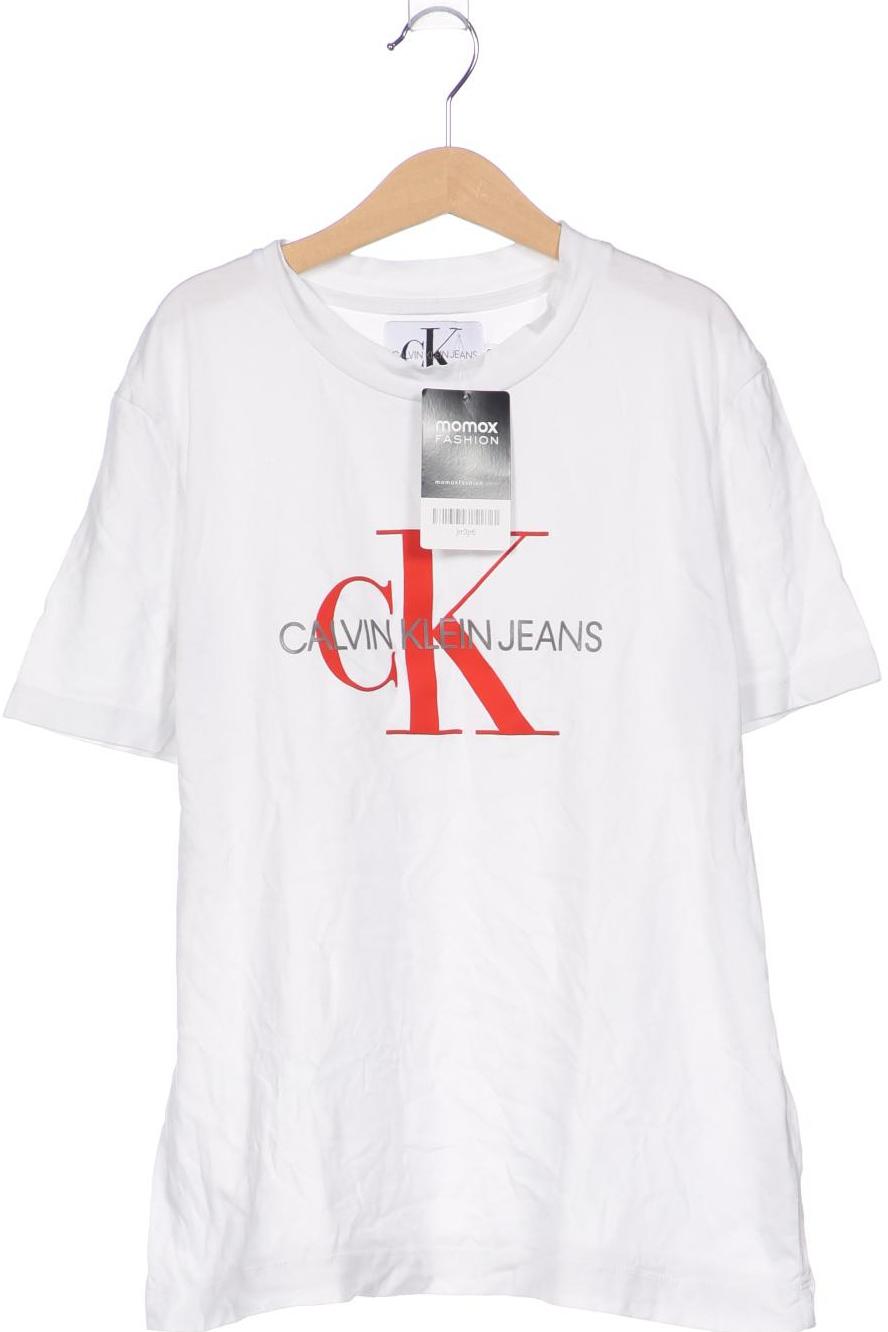 

Calvin Klein Jeans Damen T-Shirt, weiß, Gr. 36