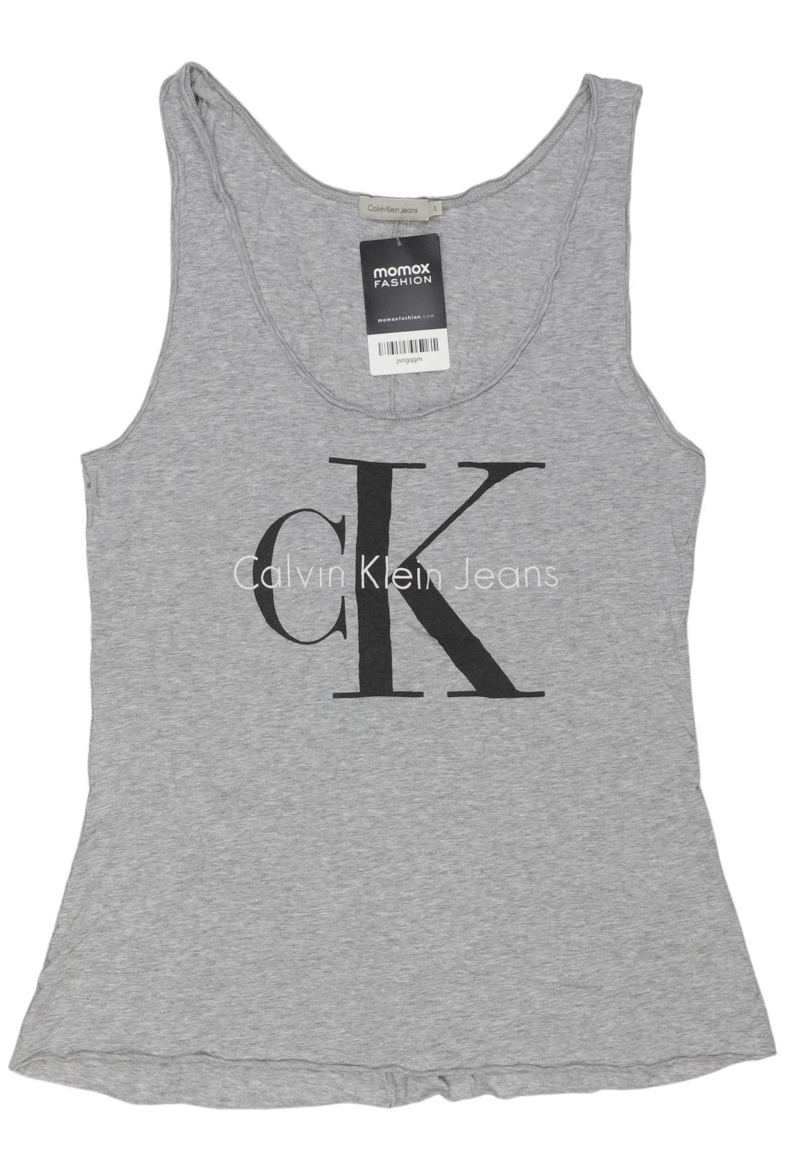

Calvin Klein Jeans Damen Top, grau, Gr. 36