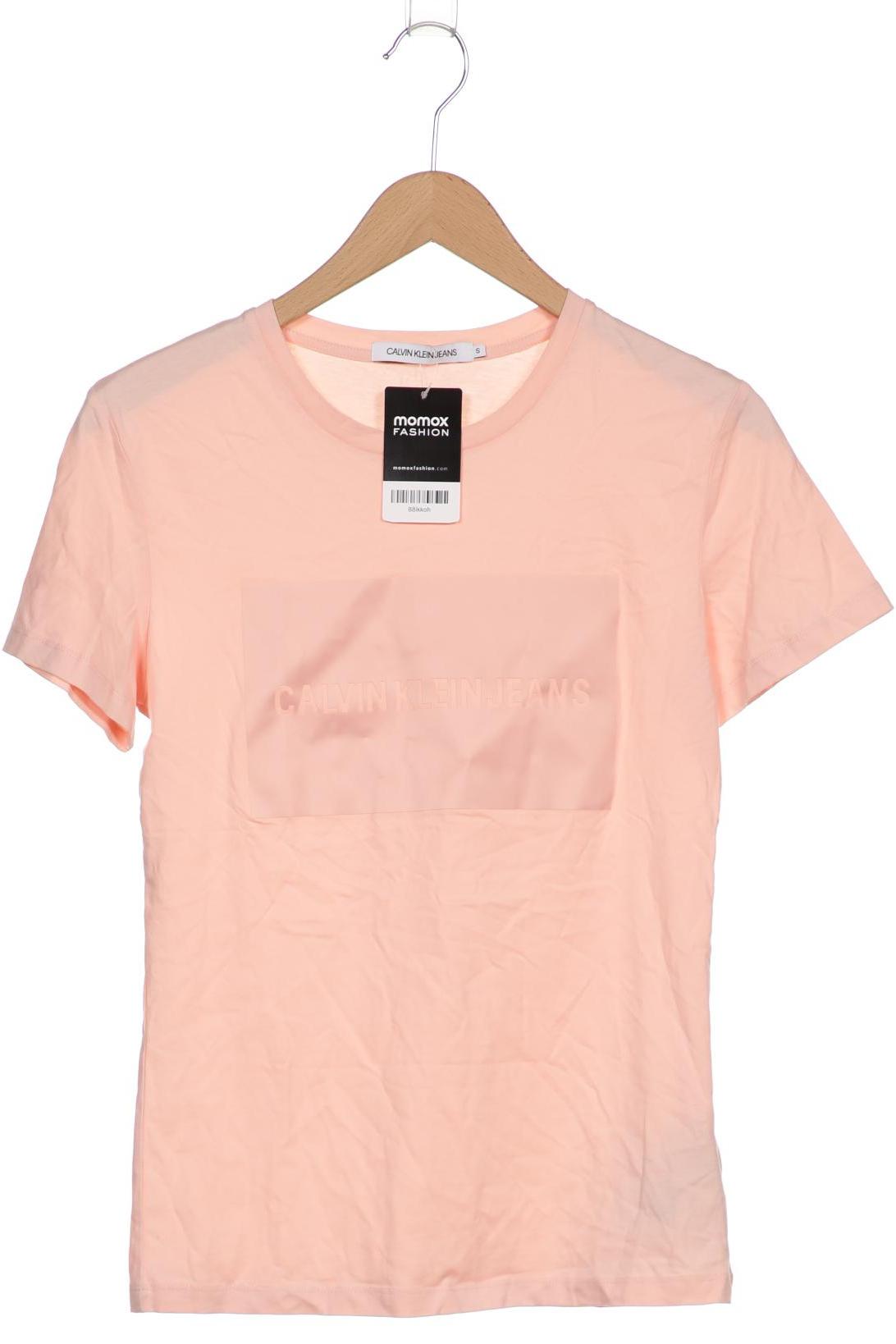 

Calvin Klein Jeans Damen T-Shirt, pink, Gr. 36