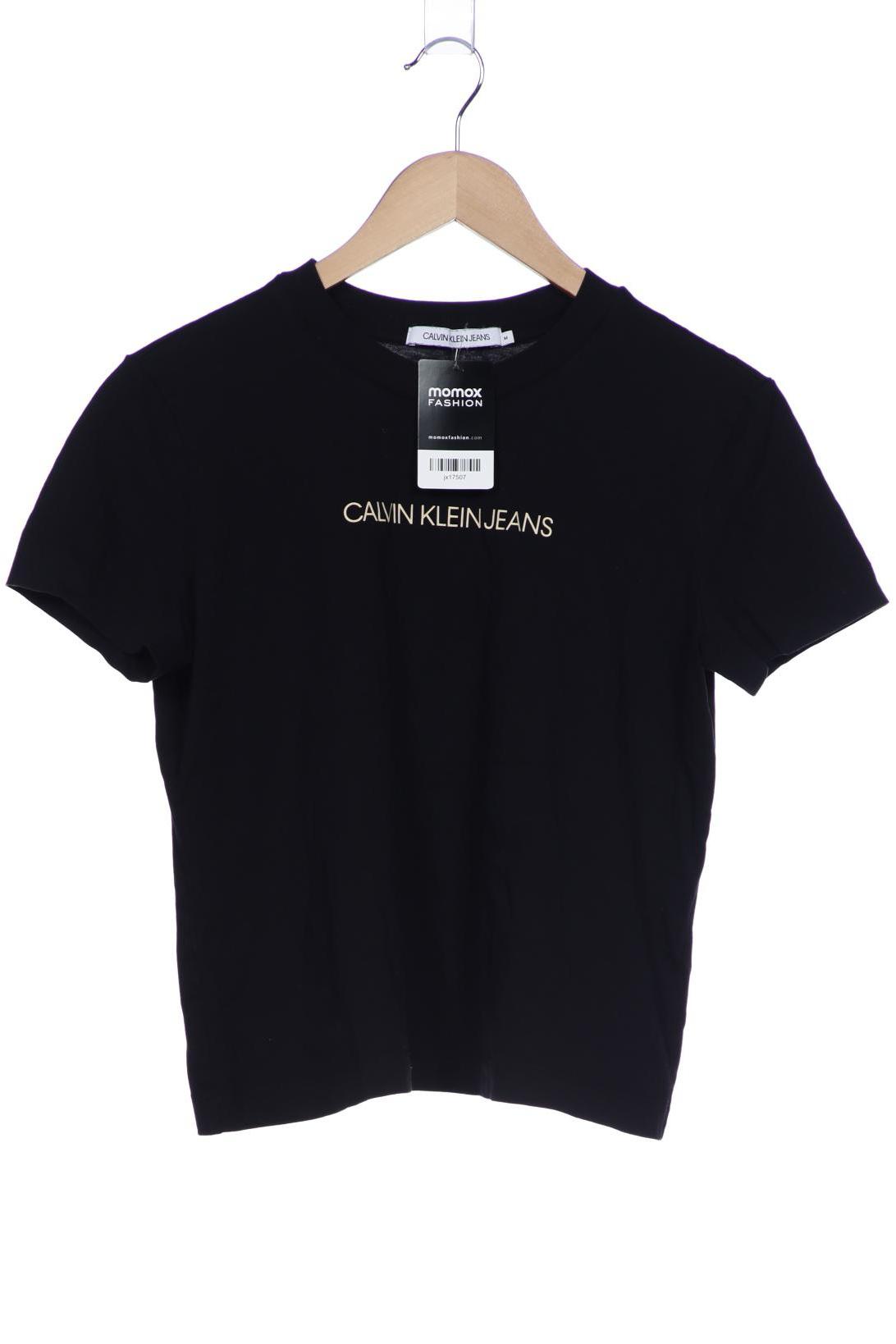 

Calvin Klein Jeans Damen T-Shirt, schwarz, Gr. 38