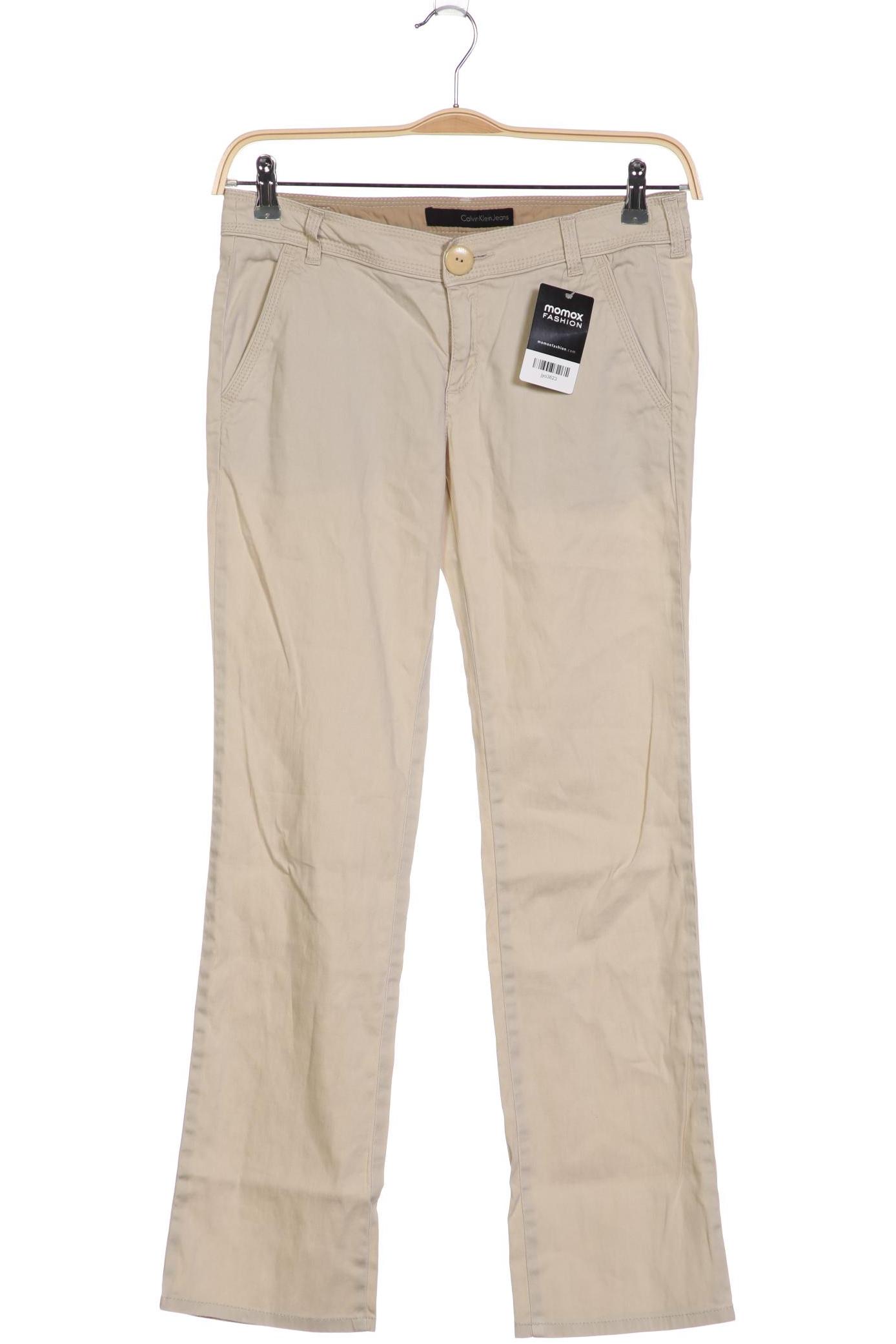 

Calvin Klein Jeans Damen Stoffhose, beige, Gr. 28
