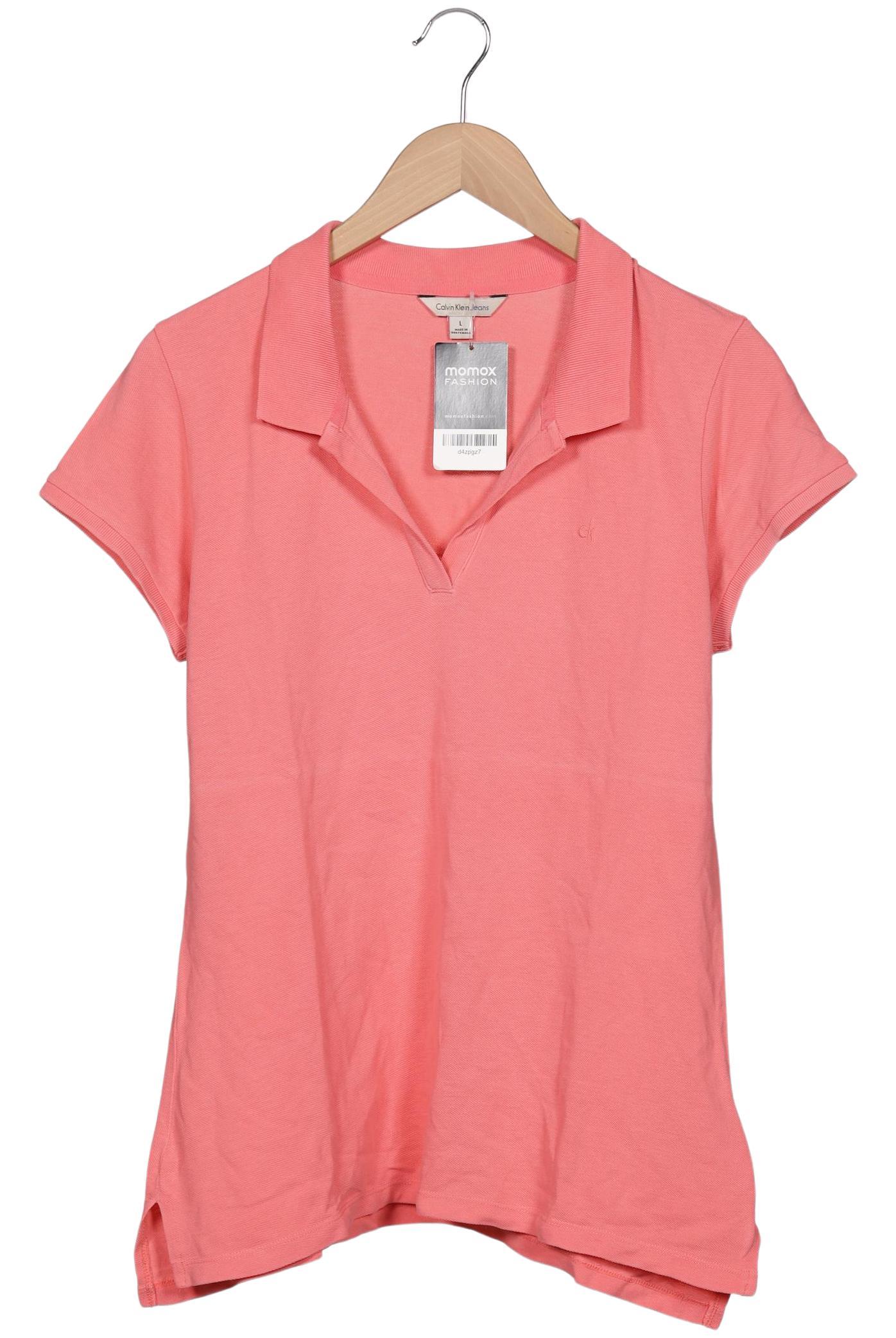 

Calvin Klein Jeans Damen Poloshirt, pink, Gr. 42