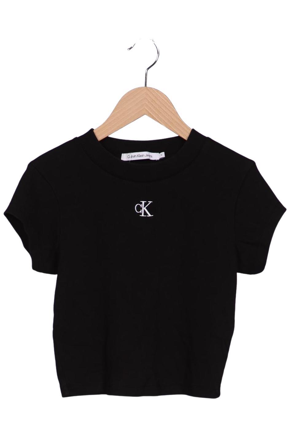 

Calvin Klein Jeans Damen T-Shirt, schwarz, Gr. 38