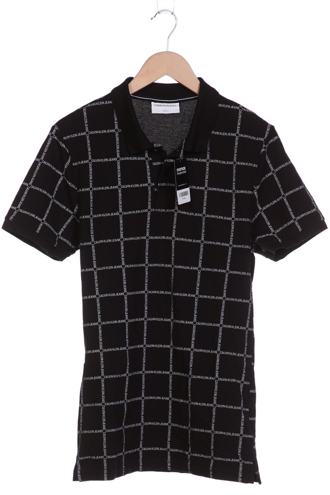 

Calvin Klein Jeans Herren Poloshirt, schwarz