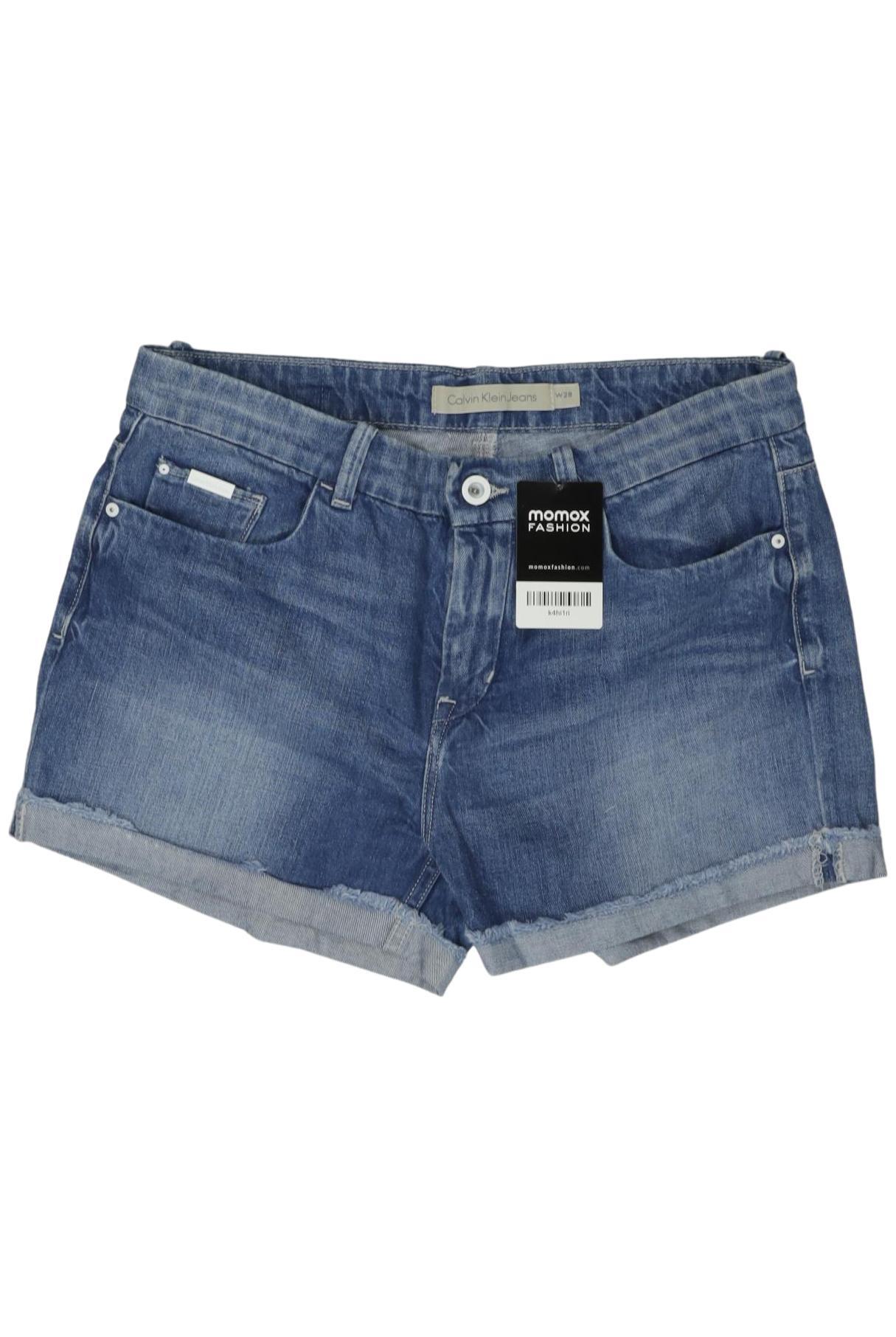 

Calvin Klein Jeans Damen Shorts, blau, Gr. 28
