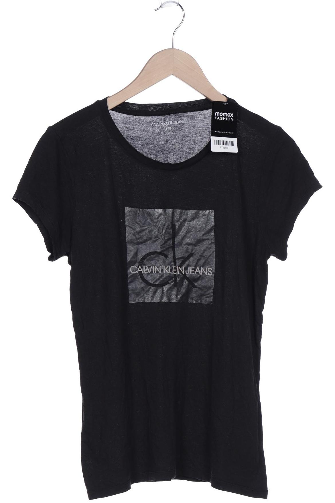 

Calvin Klein Jeans Damen T-Shirt, schwarz
